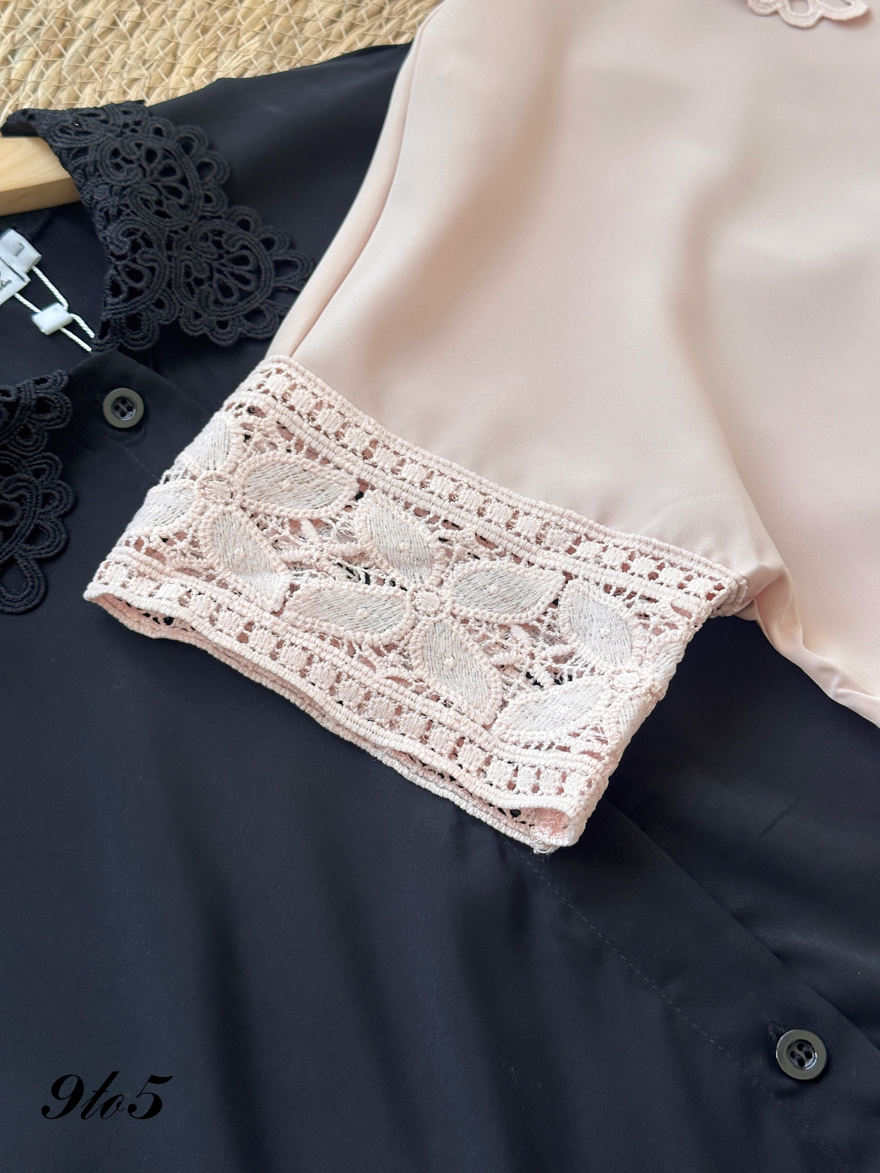 T4170 Lace Detailed Shirt - 4 Colors 