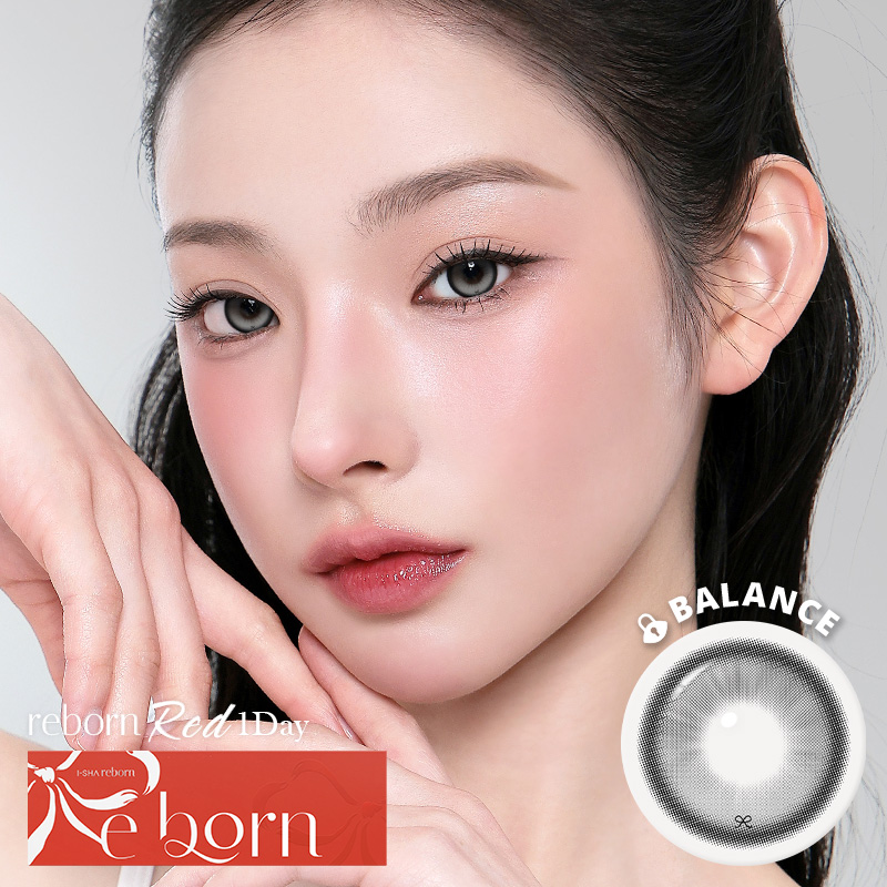 i-Sha - Reborn Red Milky Gray (1day/10P)