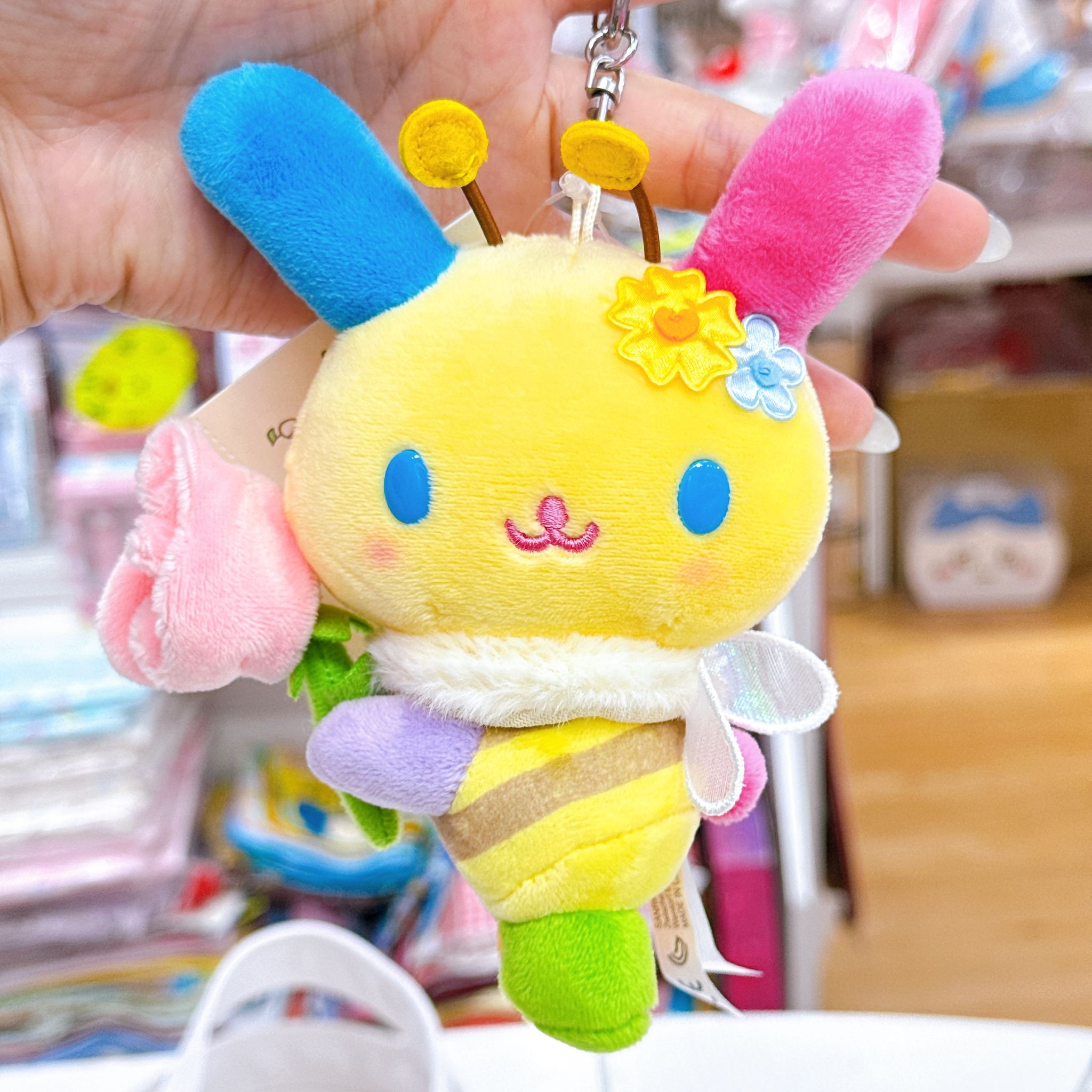 日本直送Sanrio 蜜蜂系列公仔掛飾