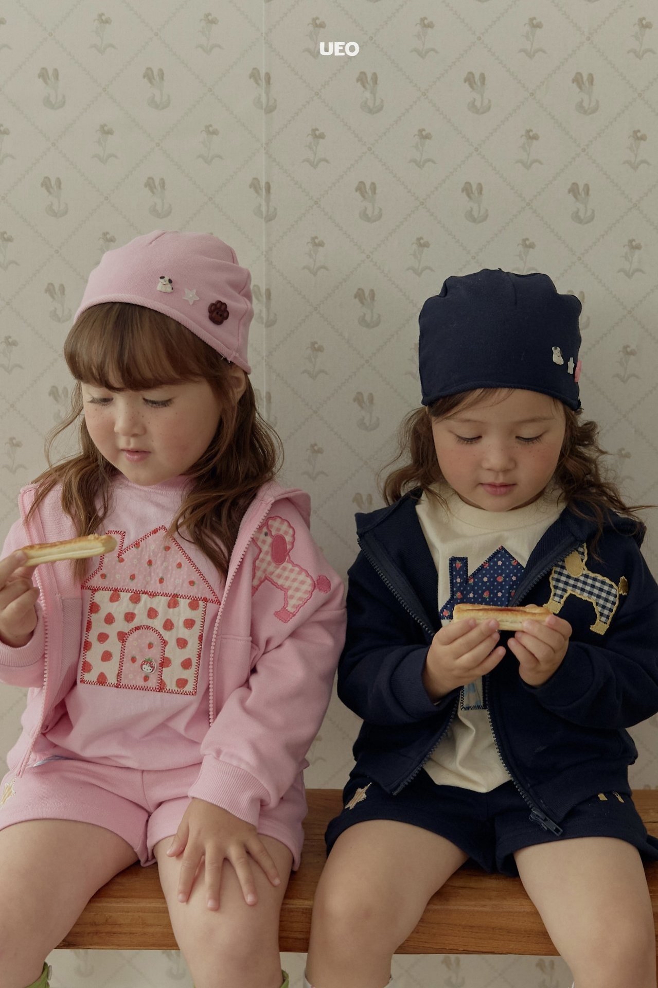 Girls | Poodle Zip-up Hoodie
