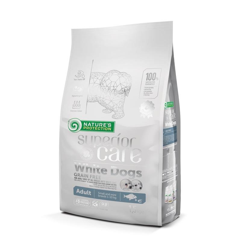Nature's Protection｜Superior Care 去淚痕美毛成犬配方(低敏白魚) 1.5KG