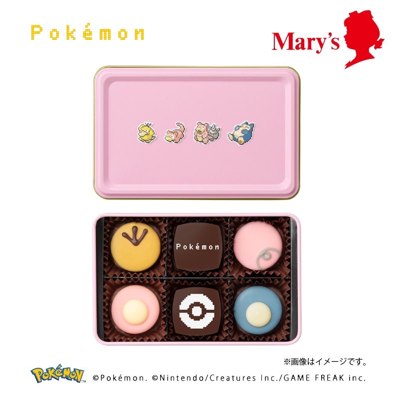 日本 Mary’s POKEMON 系列朱古力禮盒6件