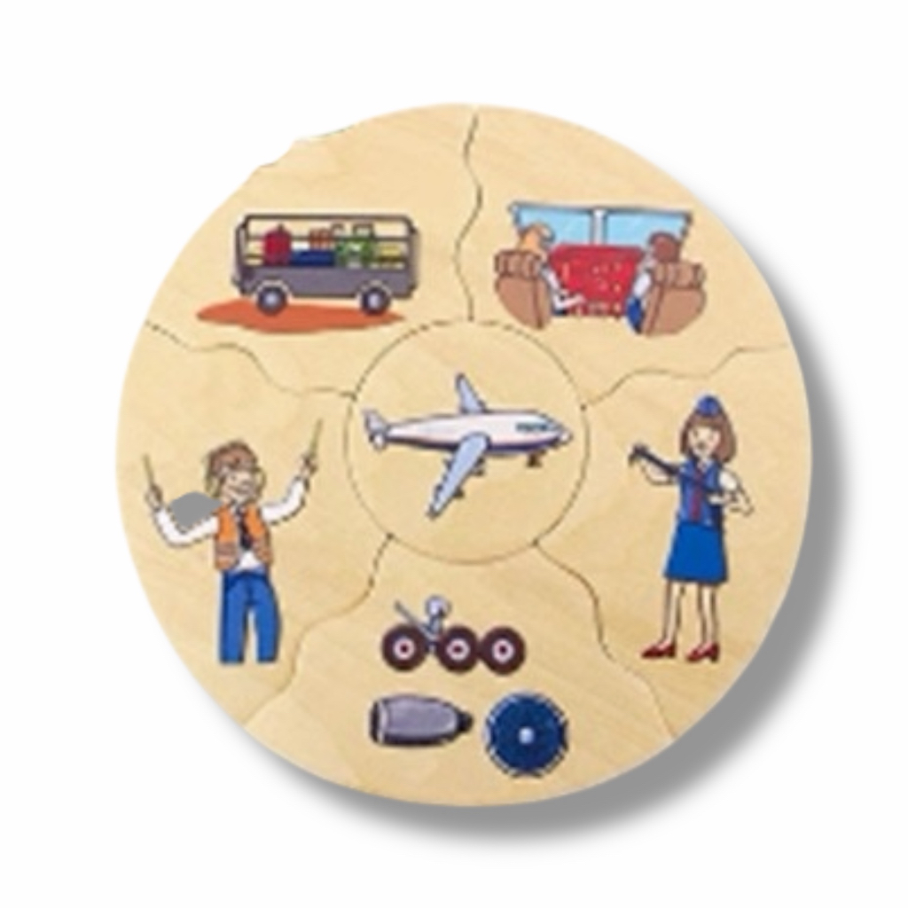 (F0633) Beledue趣味配對板（情緒/五官/職業/交通工具）