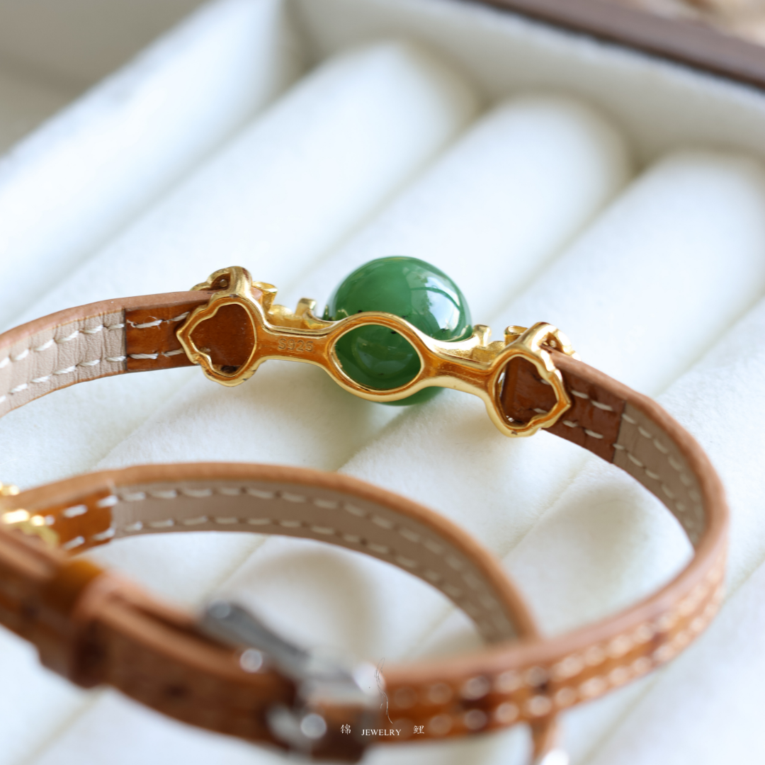 Fortune Charm Leather Bracelet