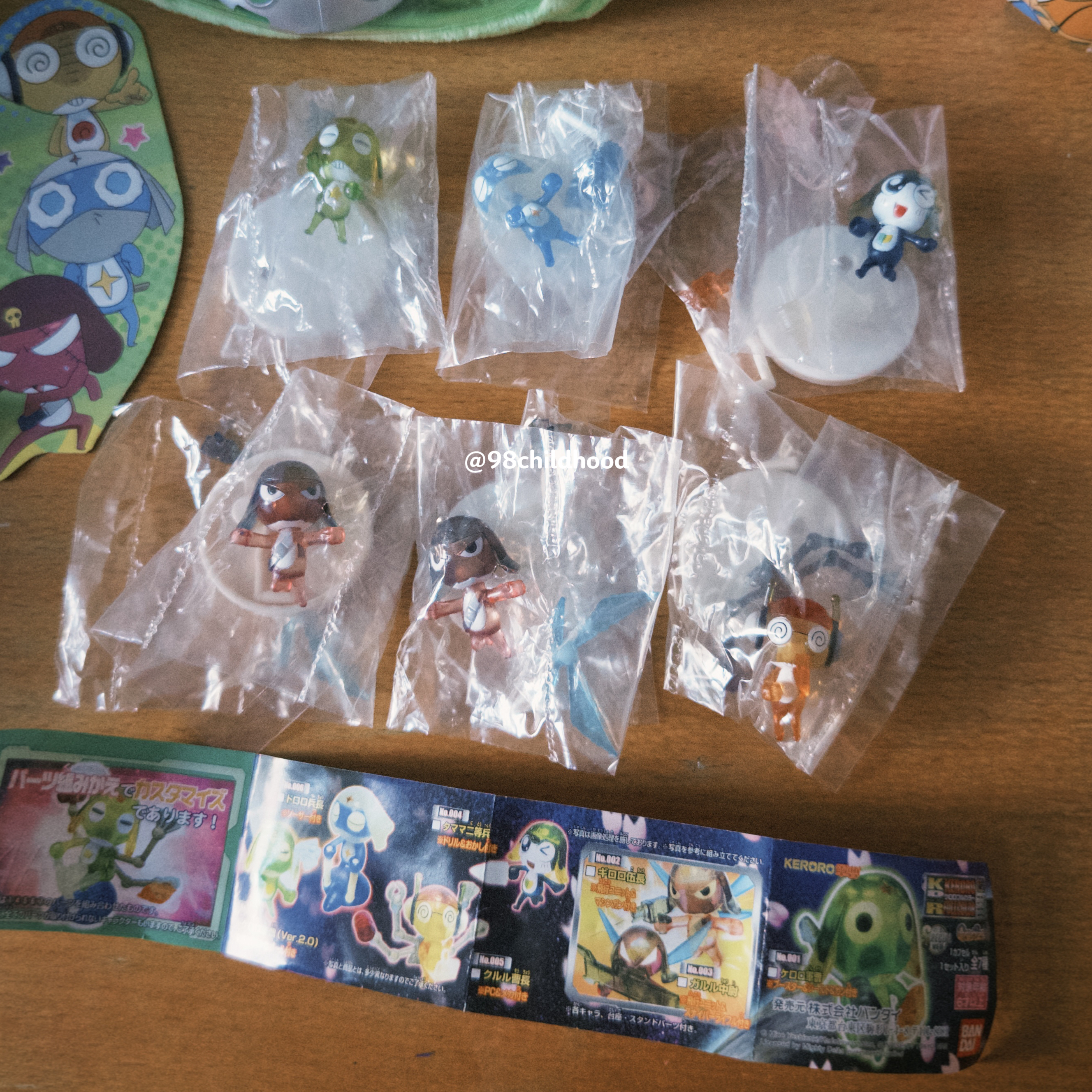 Keroro中古半透扭蛋