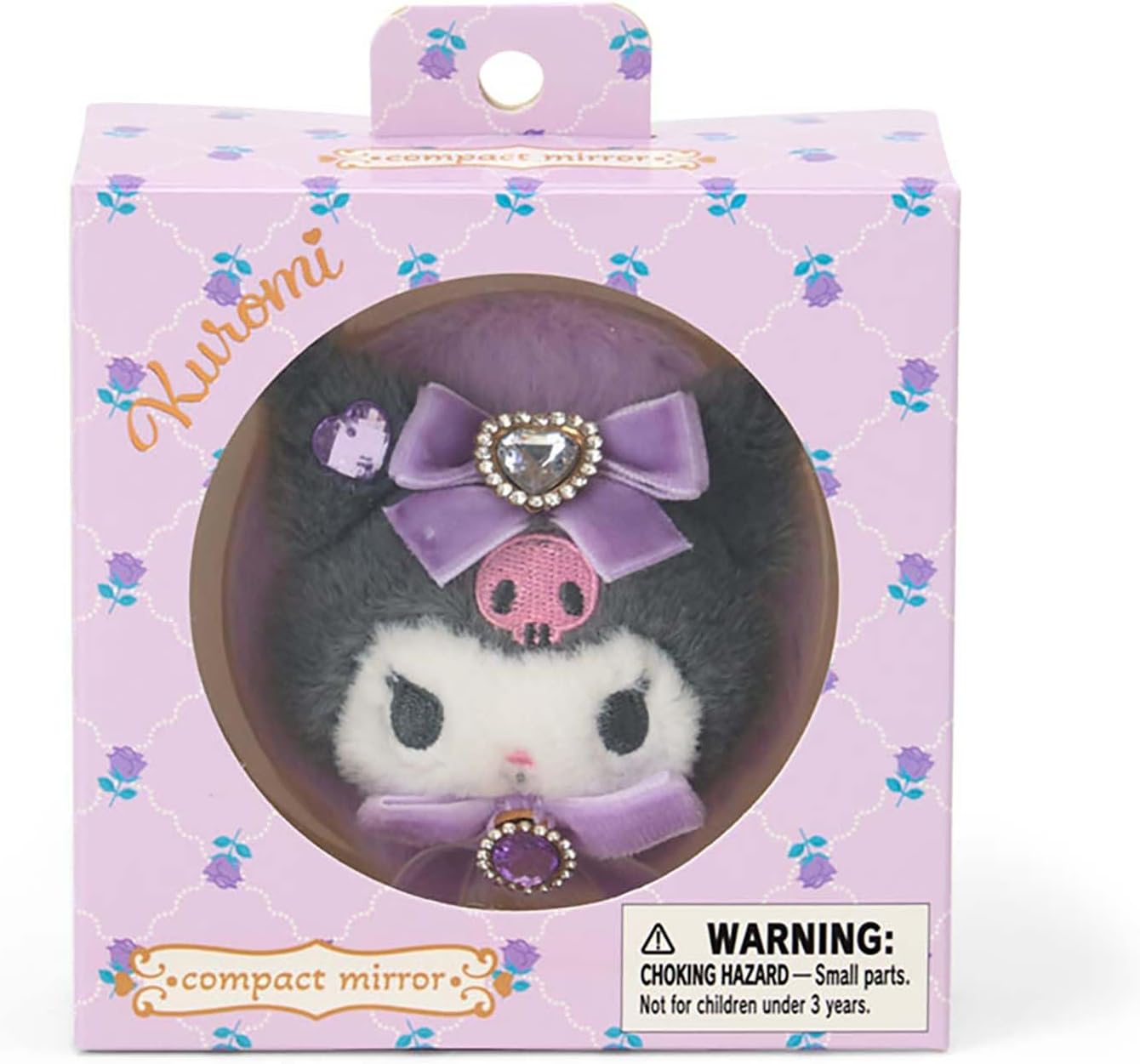 預訂 | 日本版 Sanrio 寶石x蝴蝶結刺繡隨身鏡