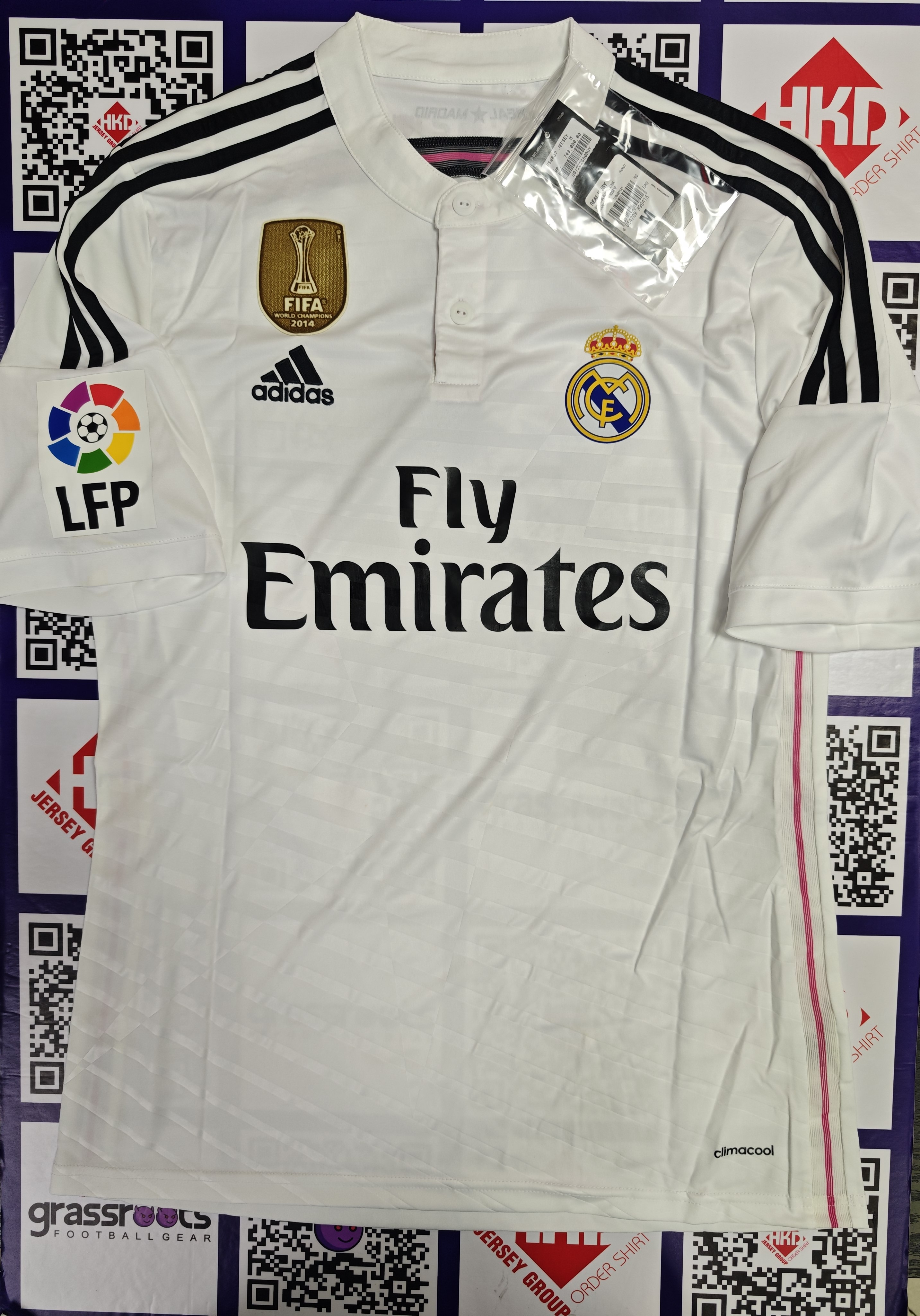 14/15 皇家馬德里 主 Size M 原裝CHICHARITO西甲字章