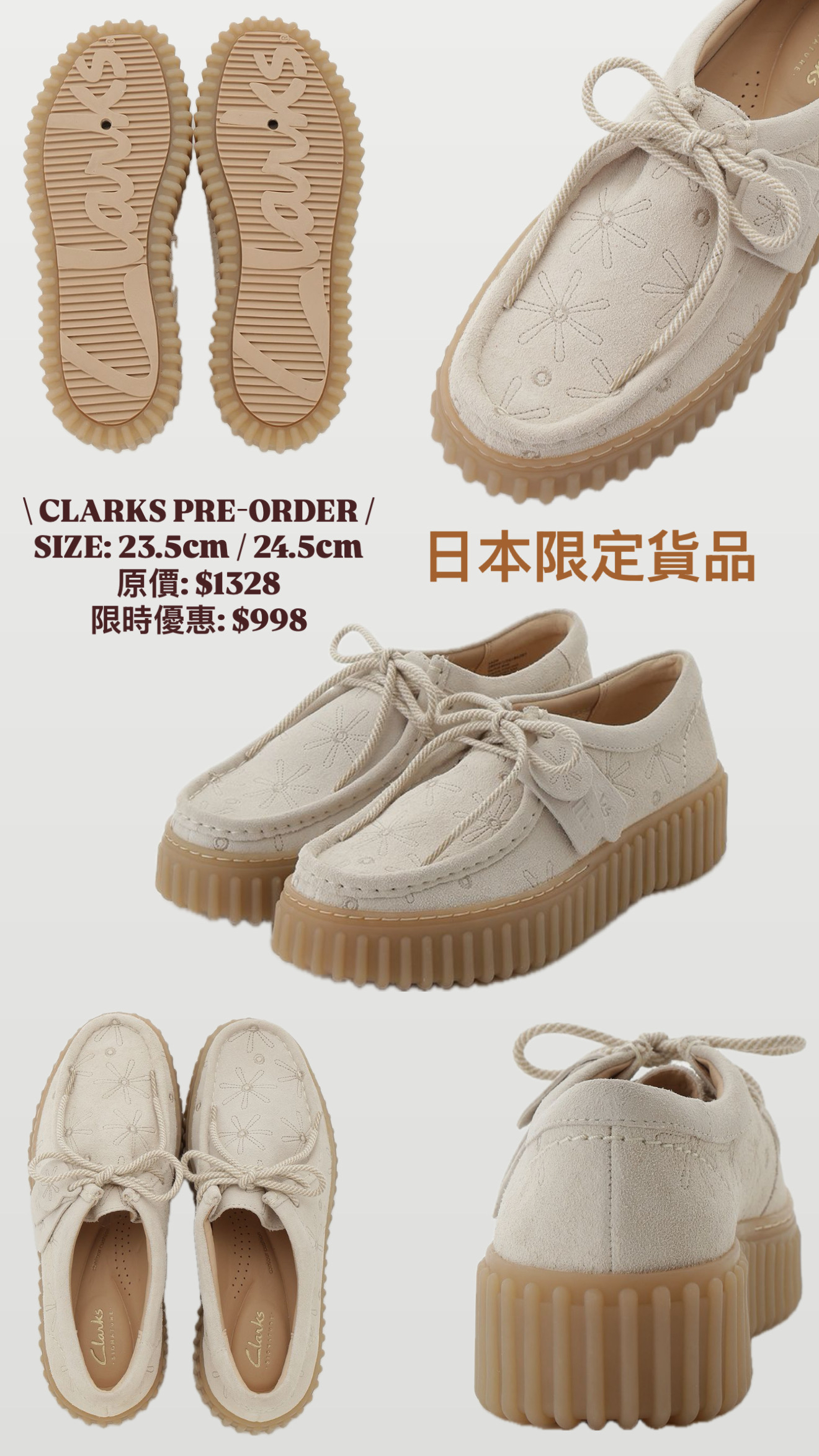 日本CLARKS鞋(走鞋盒)