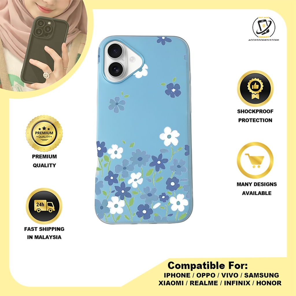 JELLY CASE PHONE FOR IPHONE - DESIGN FLOWER C