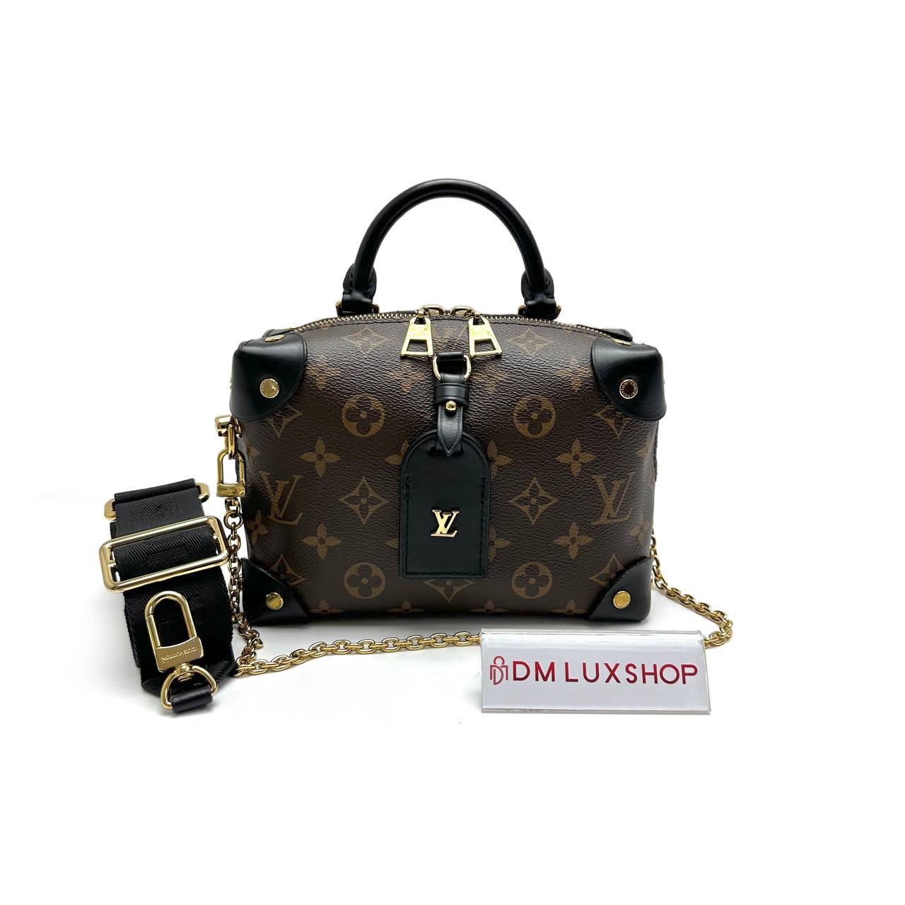 LV Monogram Black Petit Malle Souple