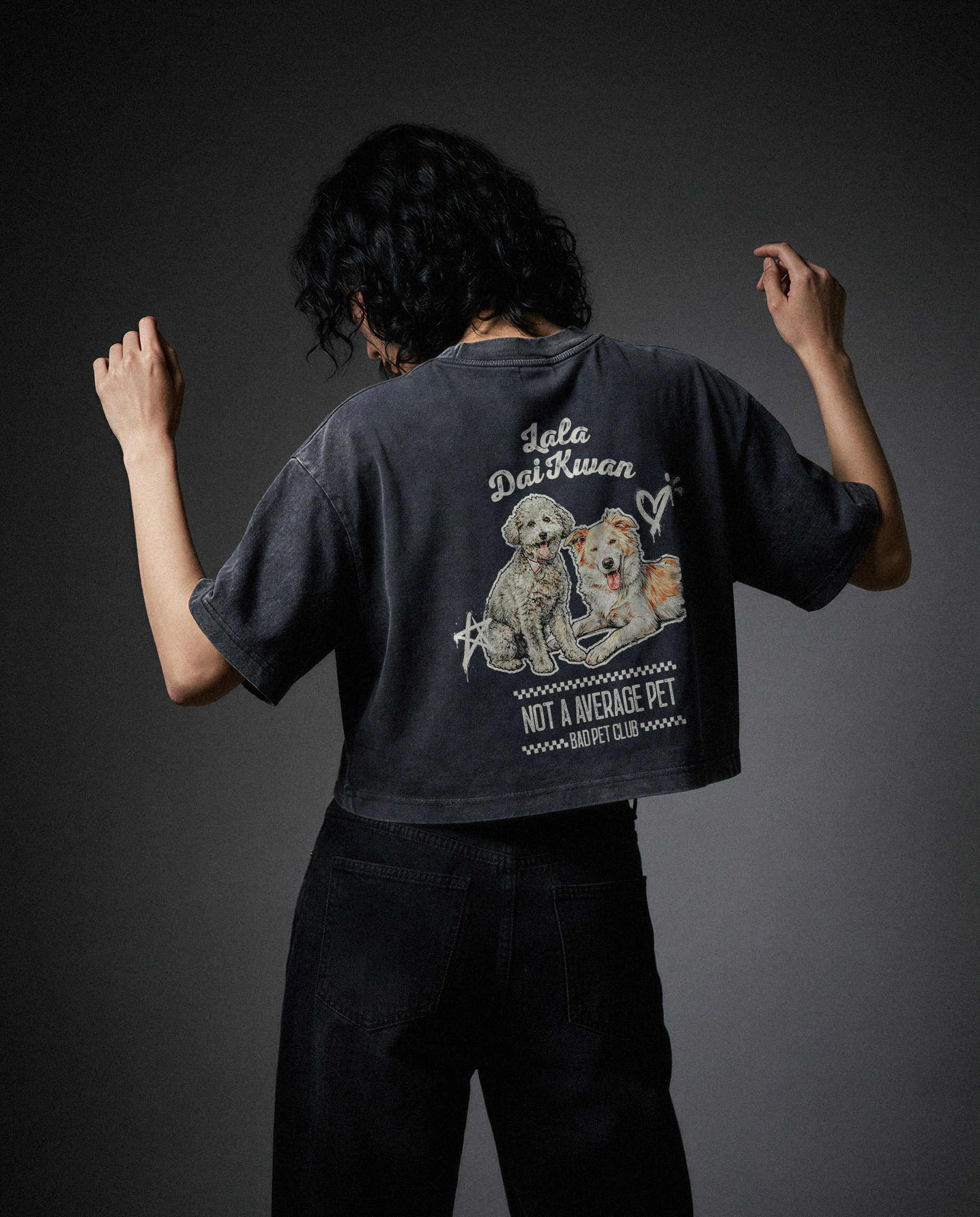 【寵物客製】女裝Crop Tee