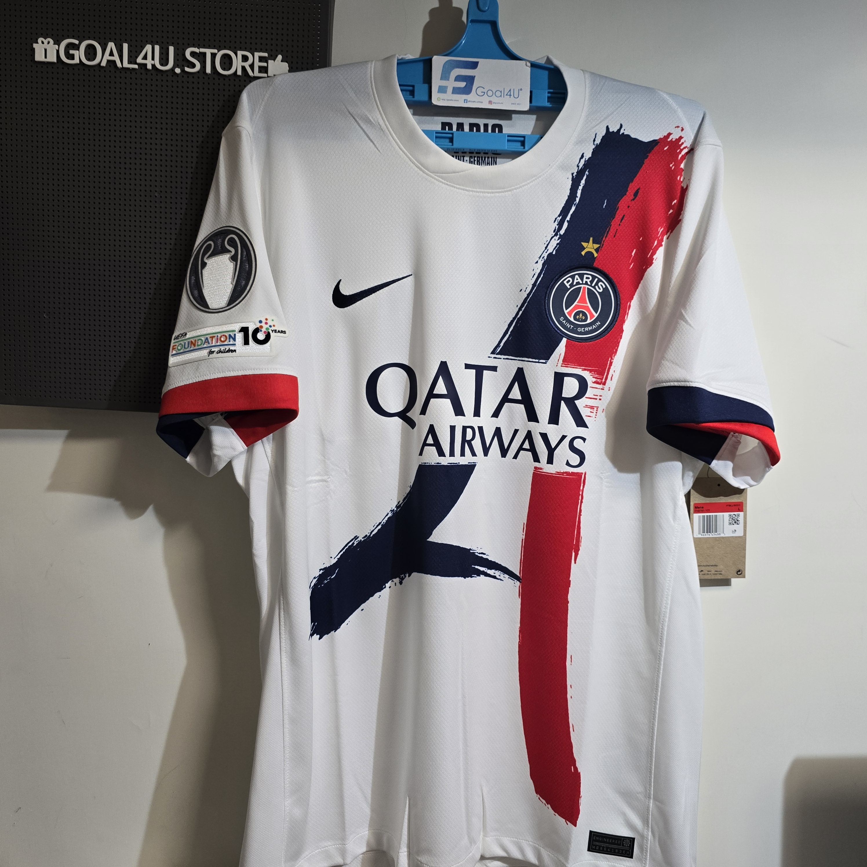 Nike PSG 巴黎聖日門 2024-25/ 2025-26作客 球迷版球衣 (附字章選項)