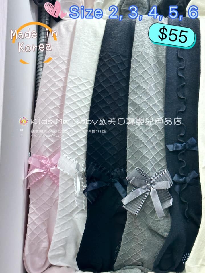 菱形蝴蝶結襪褲