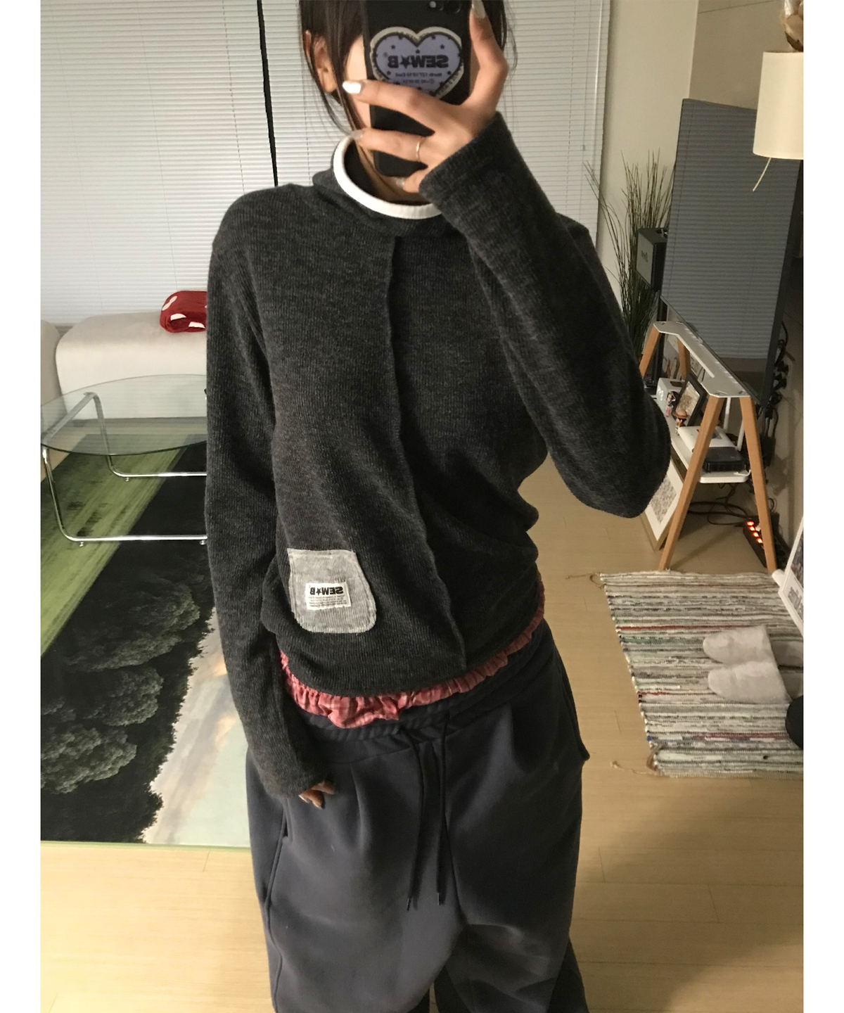 🇰🇷訂購｜SEW-B  25FW｜Balaclava Hoodie (Semi-Crop) 