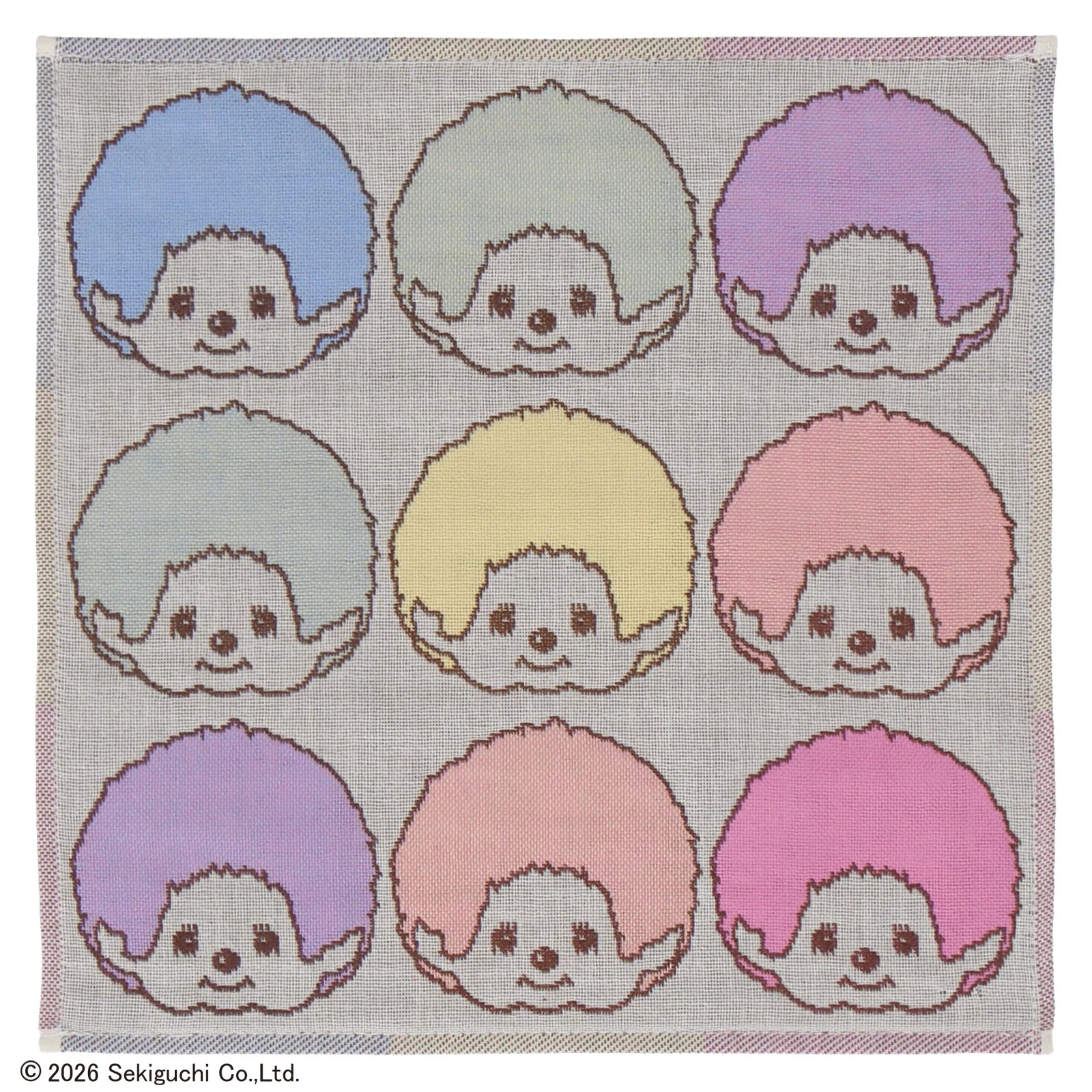 🎀【預訂】 Monchhichi 三層紗布手帕 P