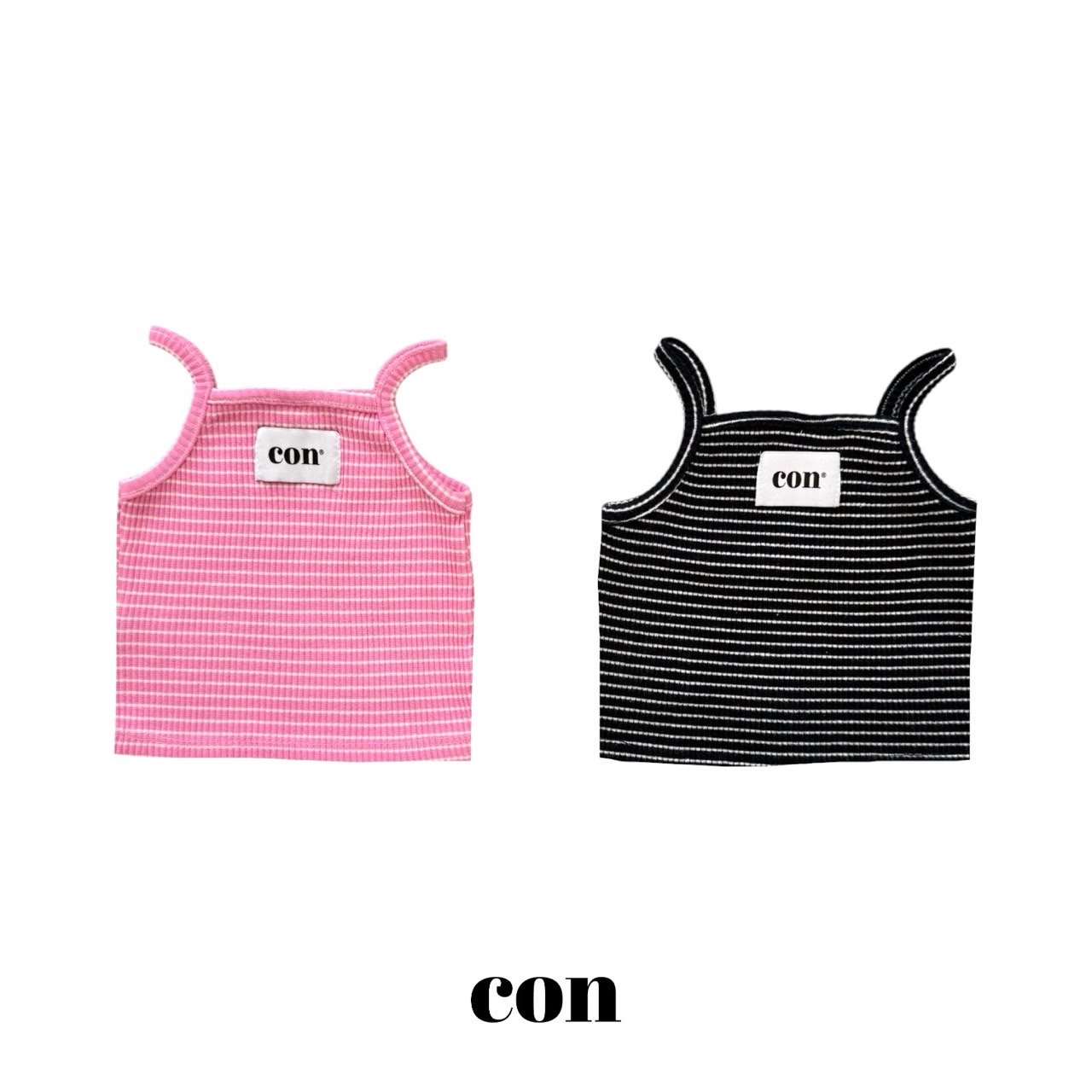 Con | stripe Sleeveless (Pink size2(78-87)/size4(97-107)