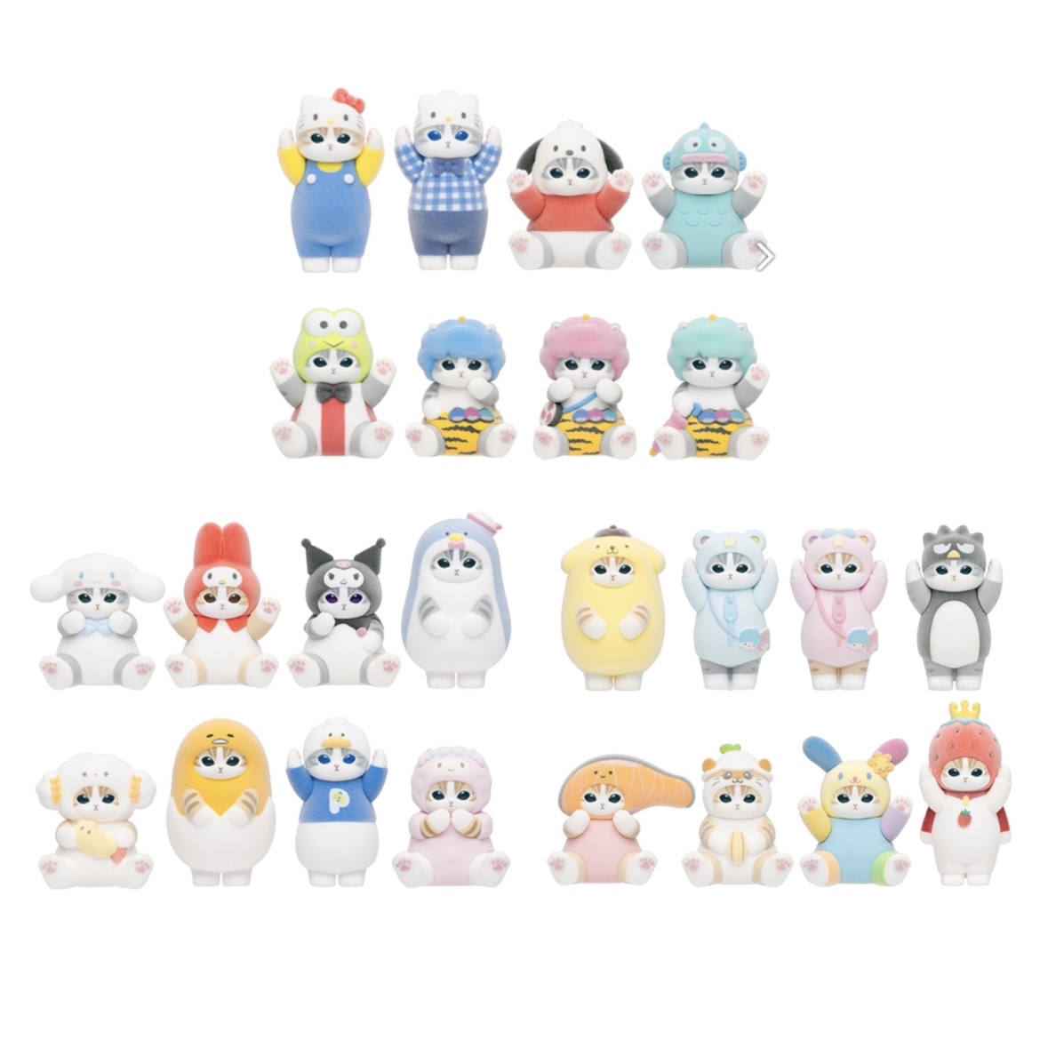 Mofusand 鯊魚貓 擺設原盒24個（未必齊24款）｜預訂