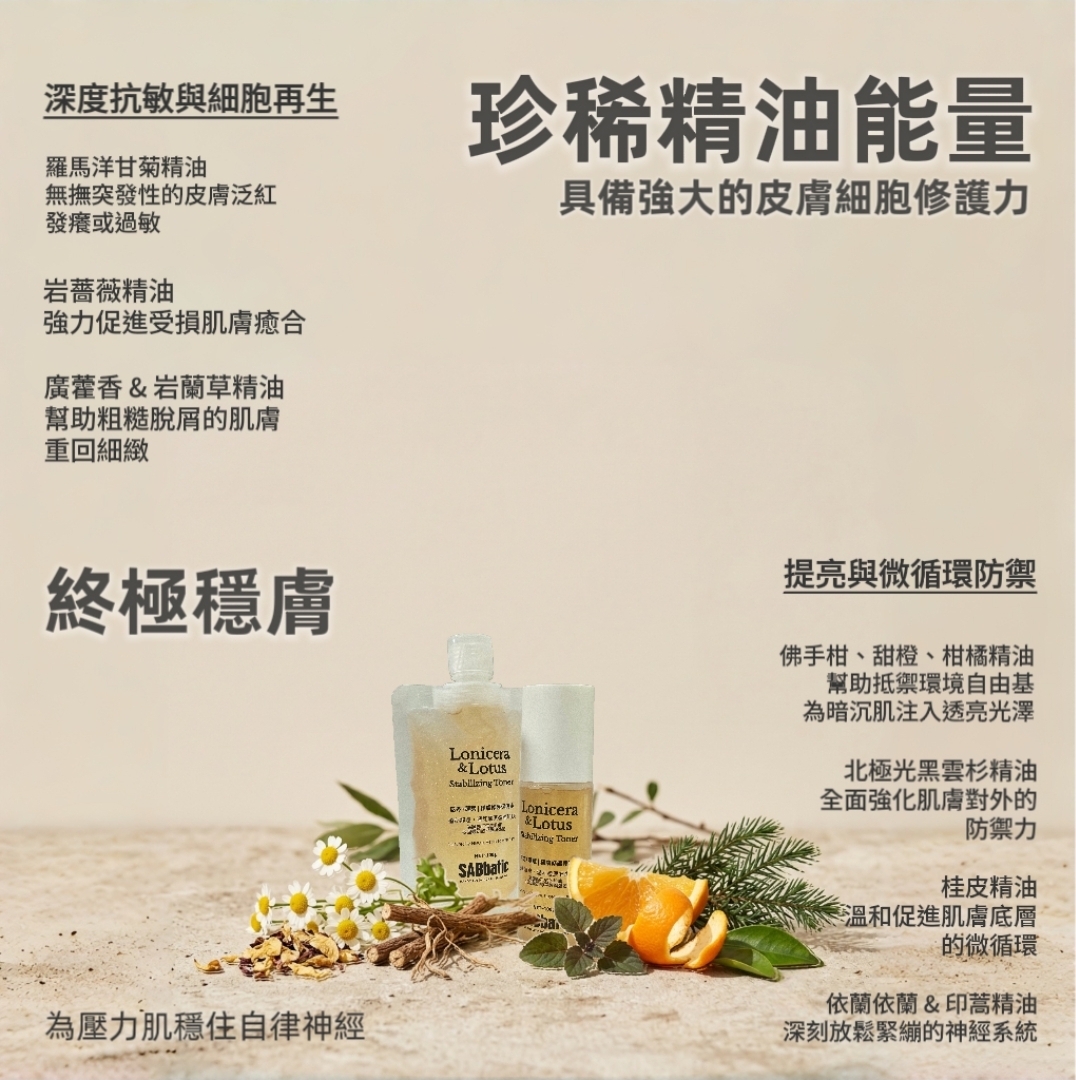 忍冬+蓮葉 | 穩膚修護保濕水