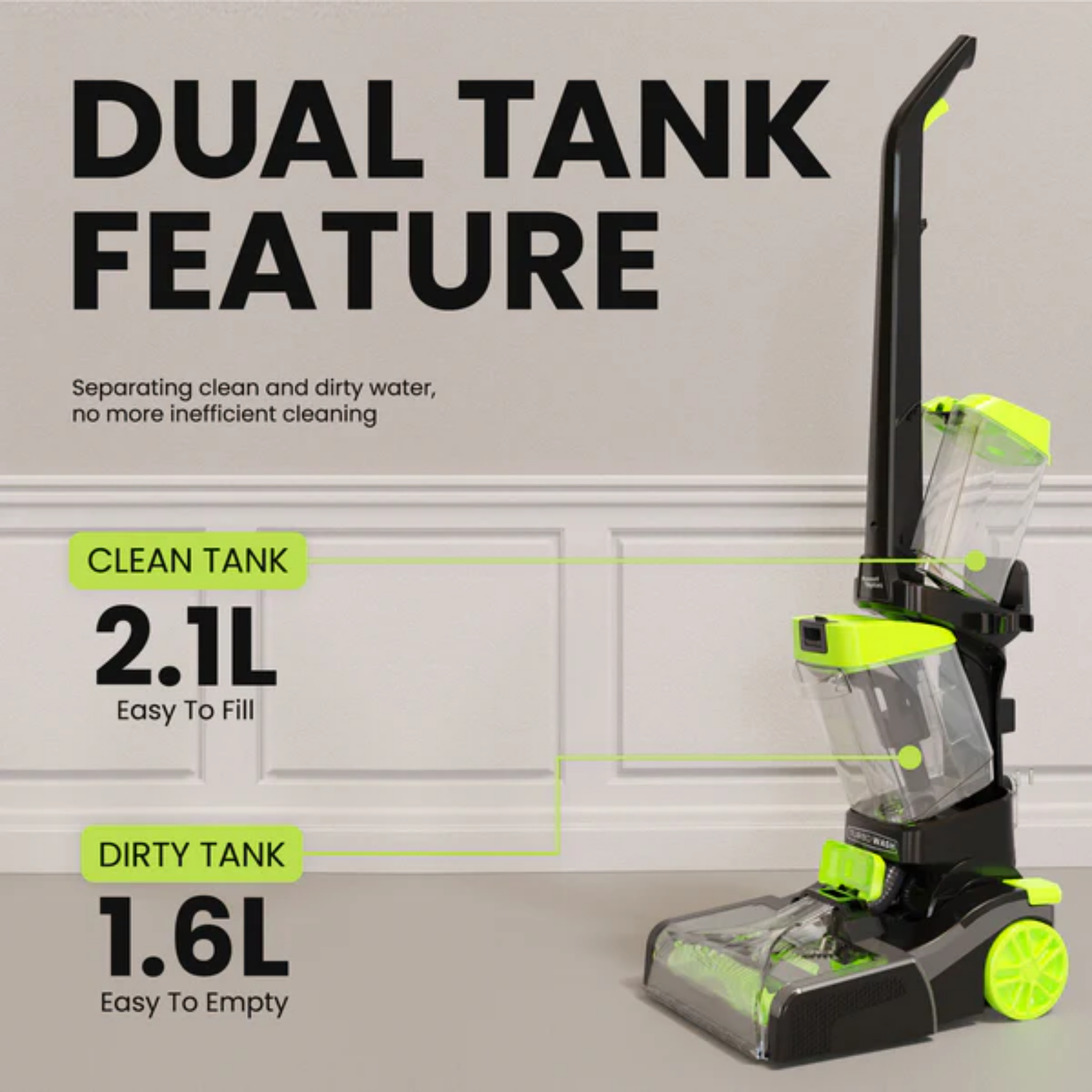 Russell Taylors 800W Carpet Washer & Spot Cleaner (CW-800)