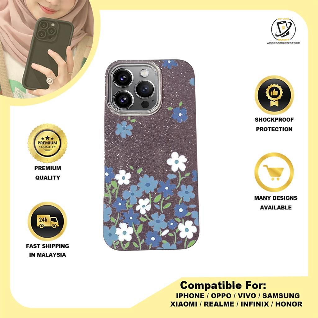 BLING CASE PHONE FOR IPHONE - DESIGN FLOWER C