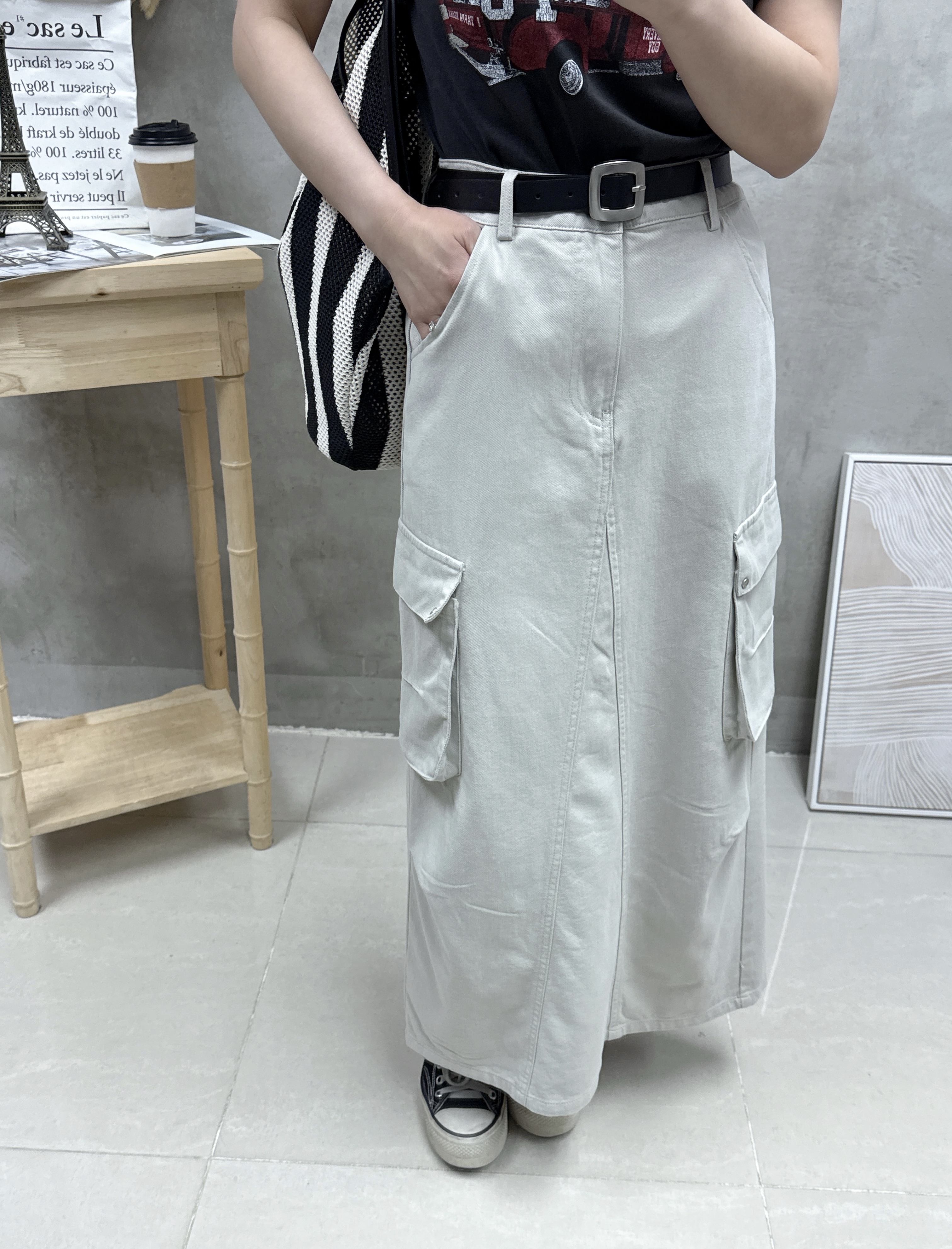 G19 洗水復古print Tee