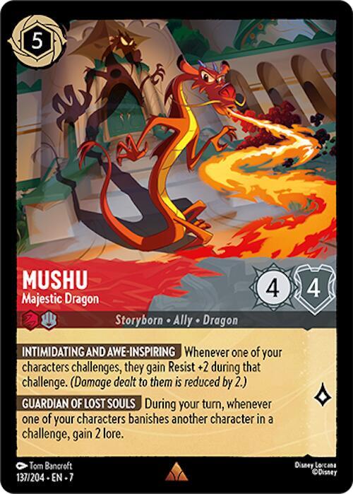 137/204 Mushu - Majestic Dragon