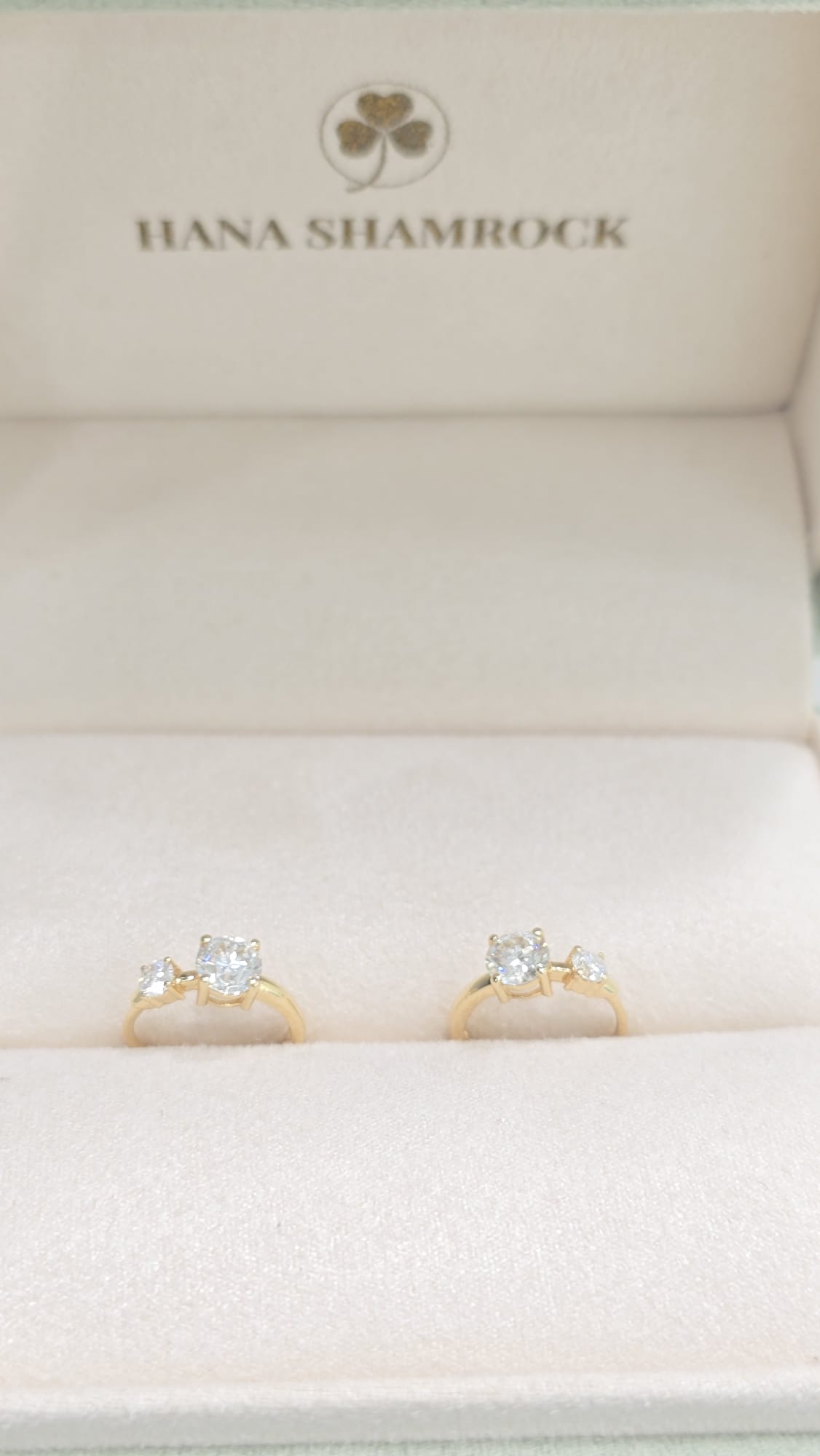 18K雙子星鑽口耳扣 d0.7ct