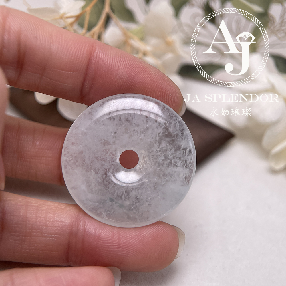 JN-3298 天然翡翠A玉 高冰特色意境棉平安扣