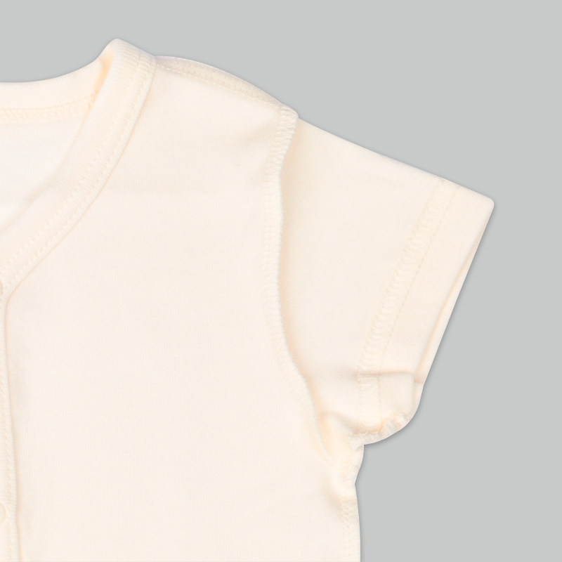 🇯🇵預訂 日本直送🇯🇵純色純棉前開式短袖包屁衣兩件套