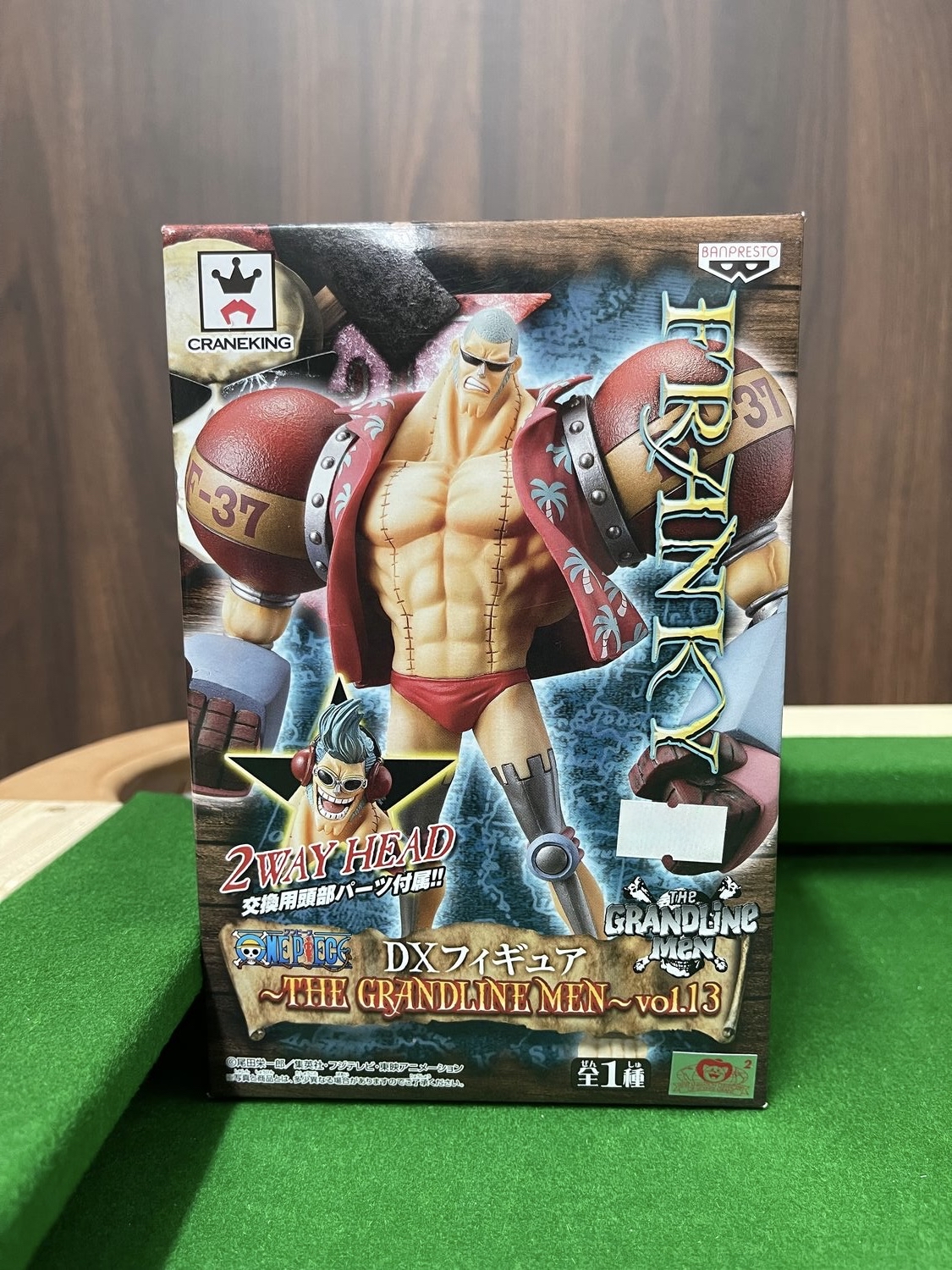 ~ The Grandline Men vol.13 ~ DXF 芬奇（可換頭雕）海賊王 one piece franky figure 景品