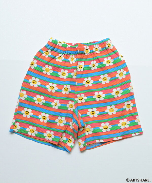 🇯🇵預訂 日本直送🇯🇵Markey’s x Wiggle Wiggle四色圖案滿印華夫格短褲