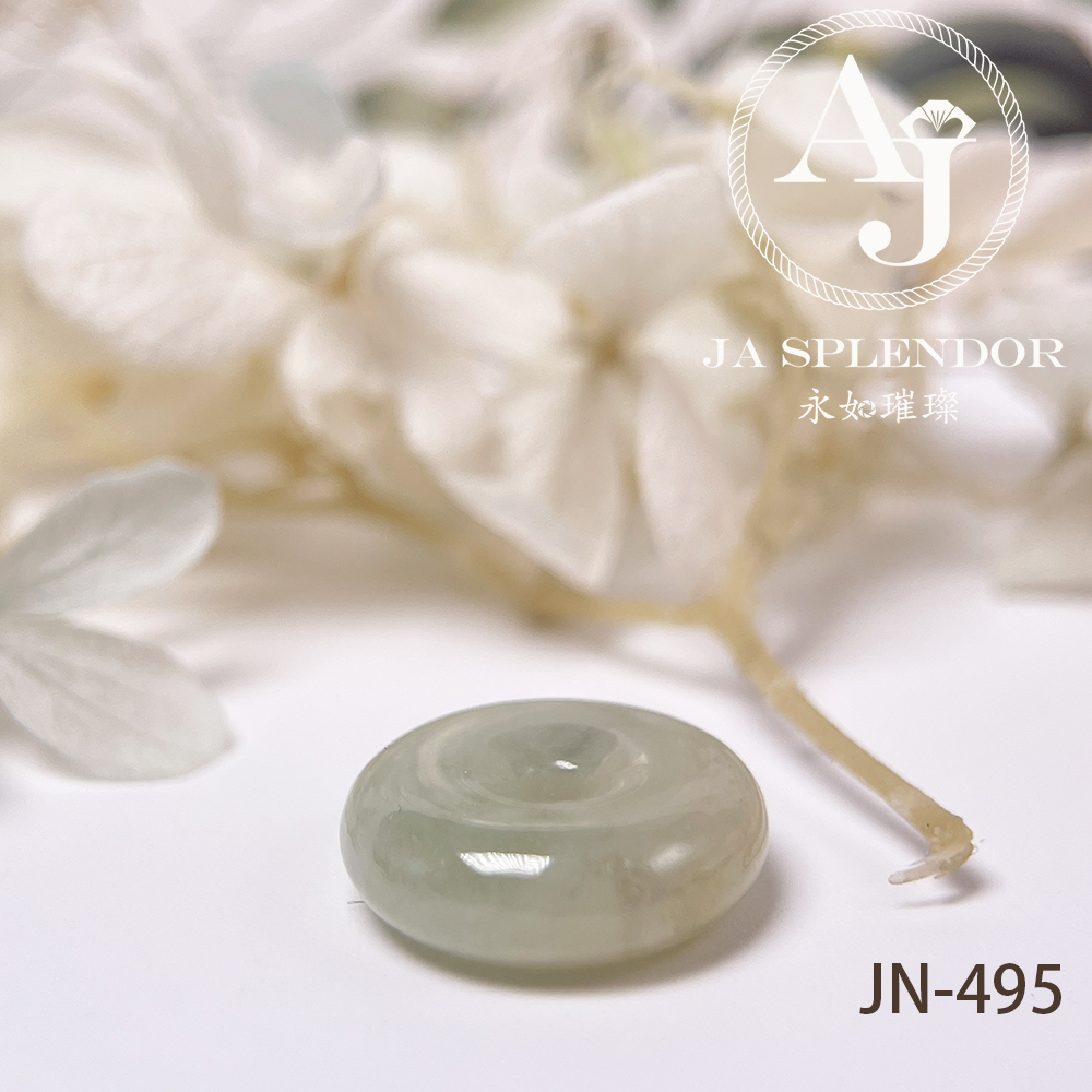 JN-481/484/495 天然翡翠A玉 冰潤秋香黃小平安扣