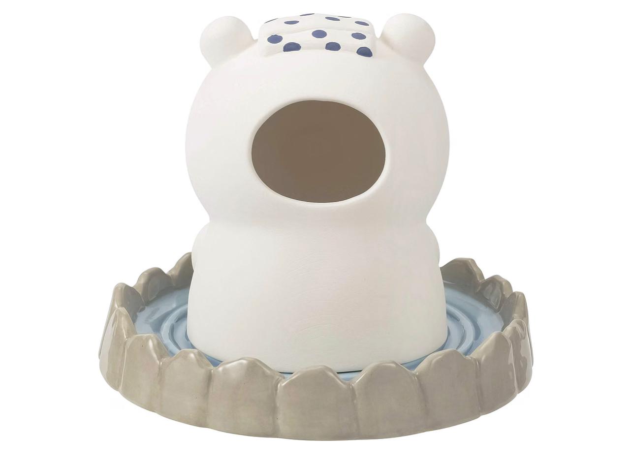 小白熊浸溫泉造型🐻‍❄️自然加濕器