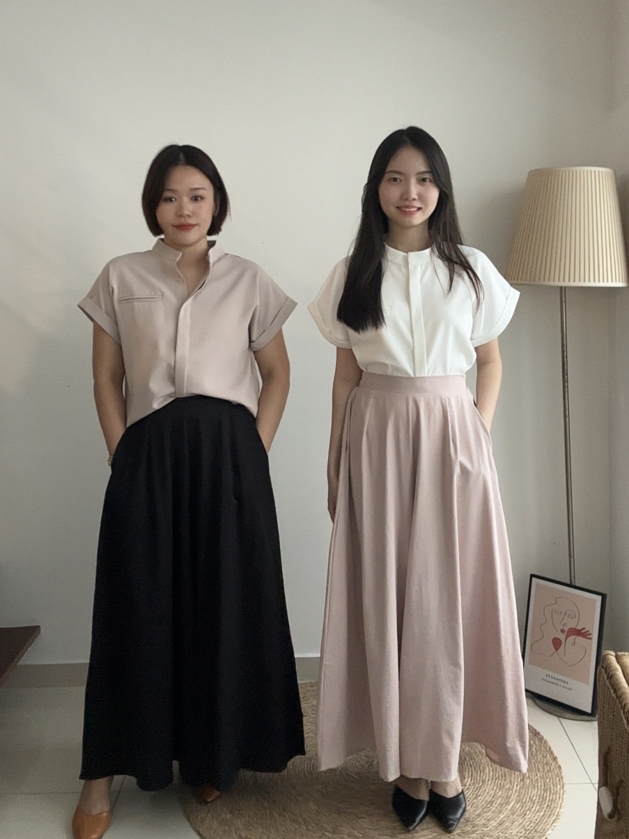 T4098 Cape Sleeve Shirt - 5 Colors 