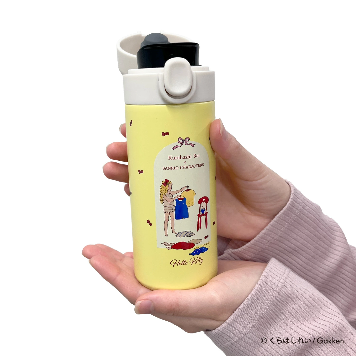 日本直送！倉橋伶衣 x Sanrio 聯乘版一鍵式不鏽鋼水樽 350ml 