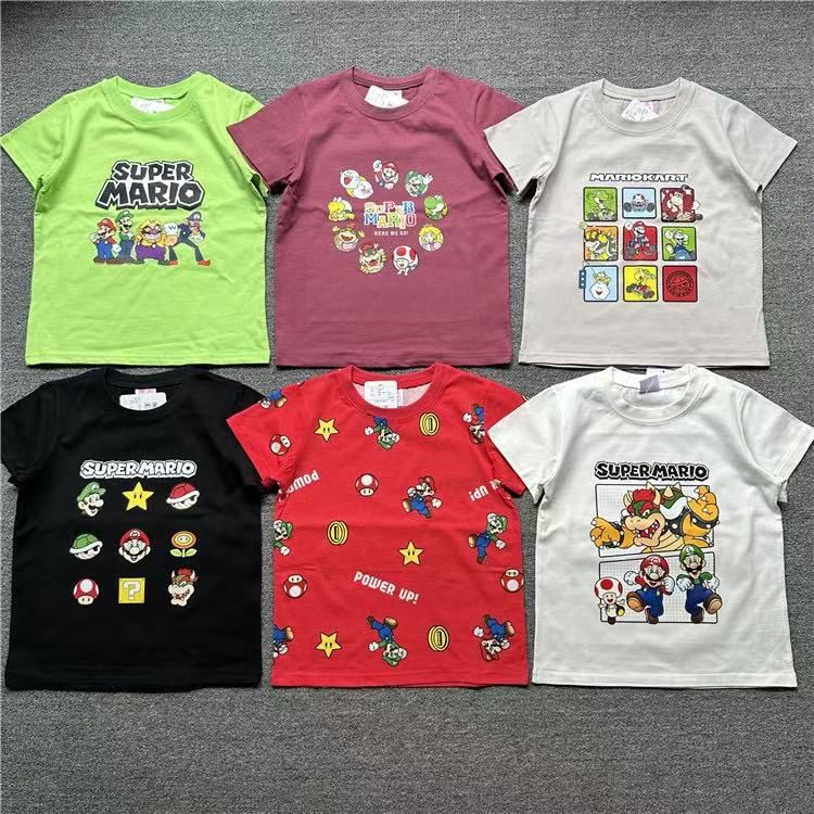 $59件。2件起$ 49件。日單卡通馬里奧印花系列短袖