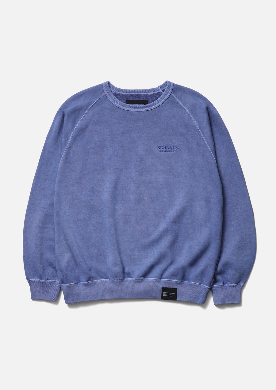 NEIGHBORHOOD PIGMENT DYED SWEAT SHIRT LS