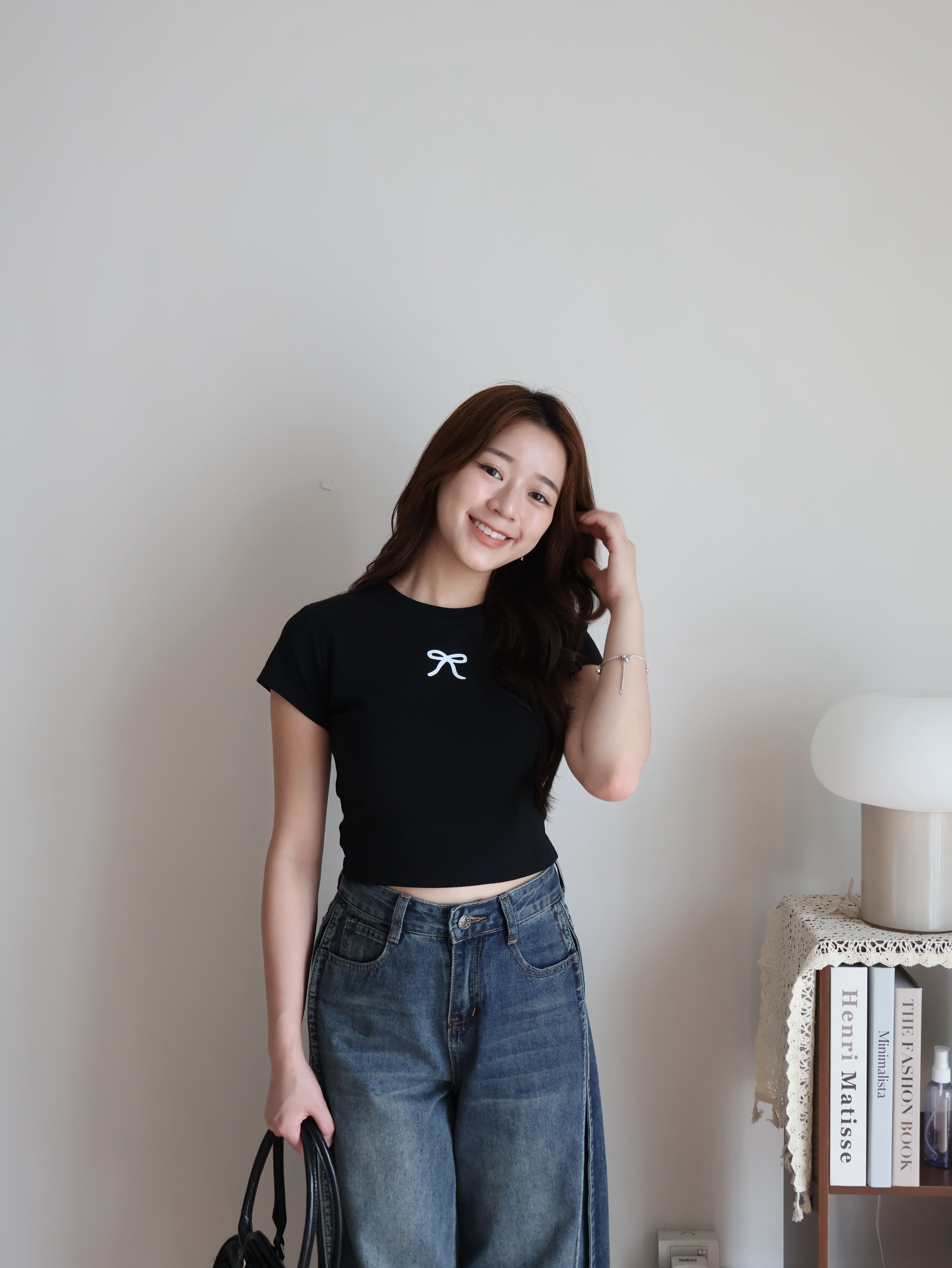 Nabi Cropped Top | Black