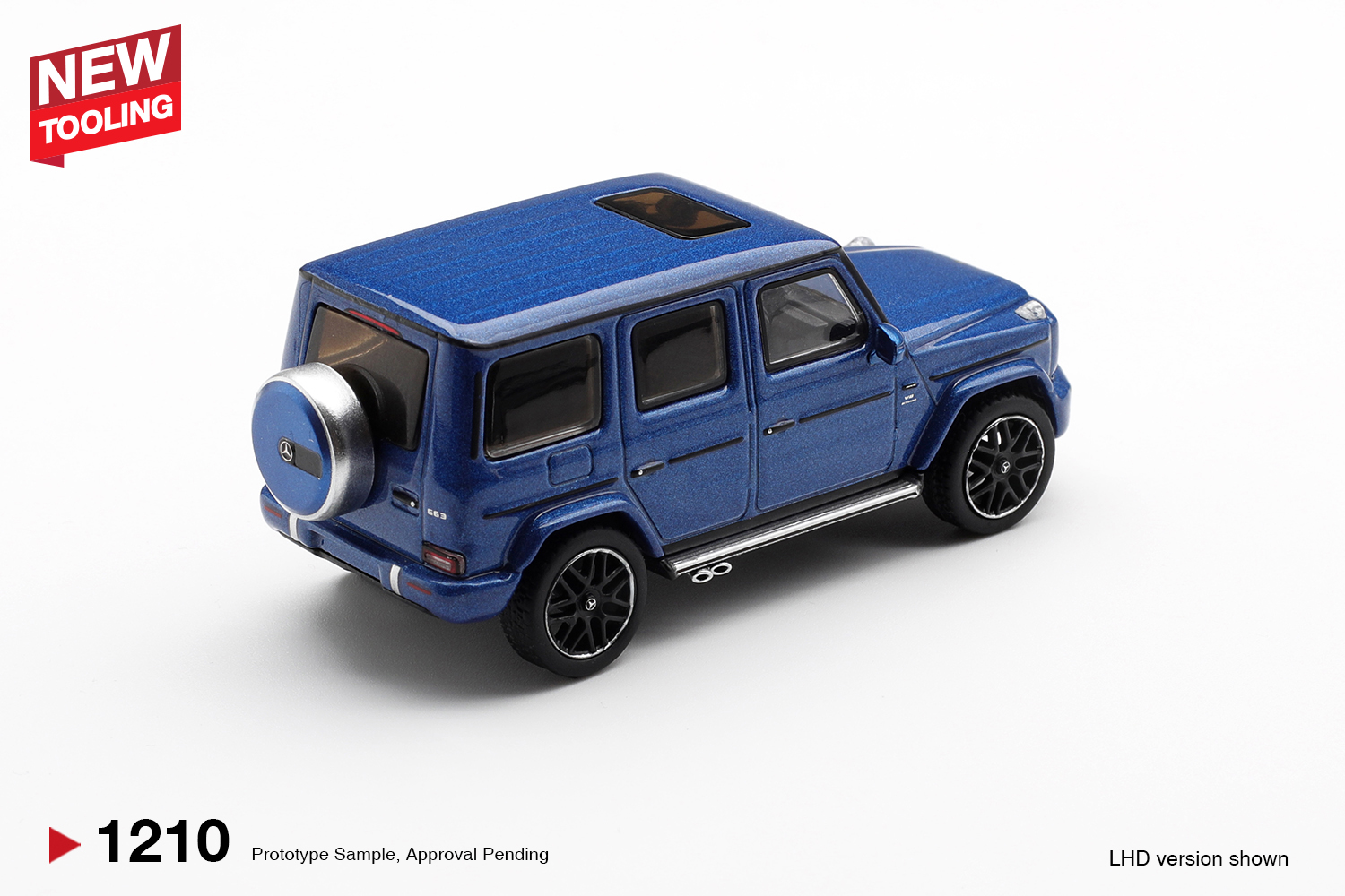 Mini GT 1/64 Mercedes-AMG G 63 Dark Blue Metallic - MGT1210-R