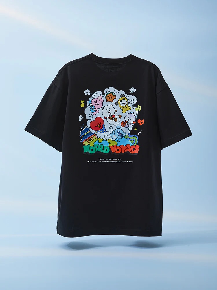 📦訂購 韓國代購 Line Friends BT21 (WORLD VOYAGE) SHORT SLEEVE T-SHIRT 短袖T恤