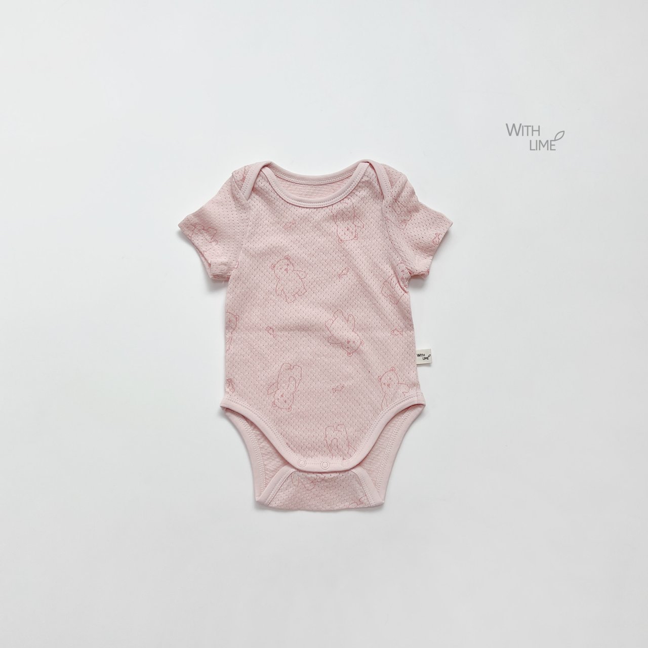 Fish Bear Baby Suit (Cotton Mesh)