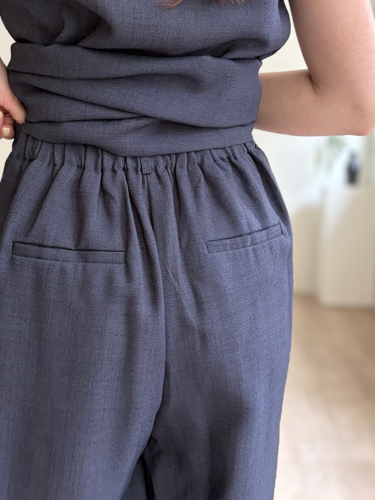 The Fine Linen Summer Set (Navy)