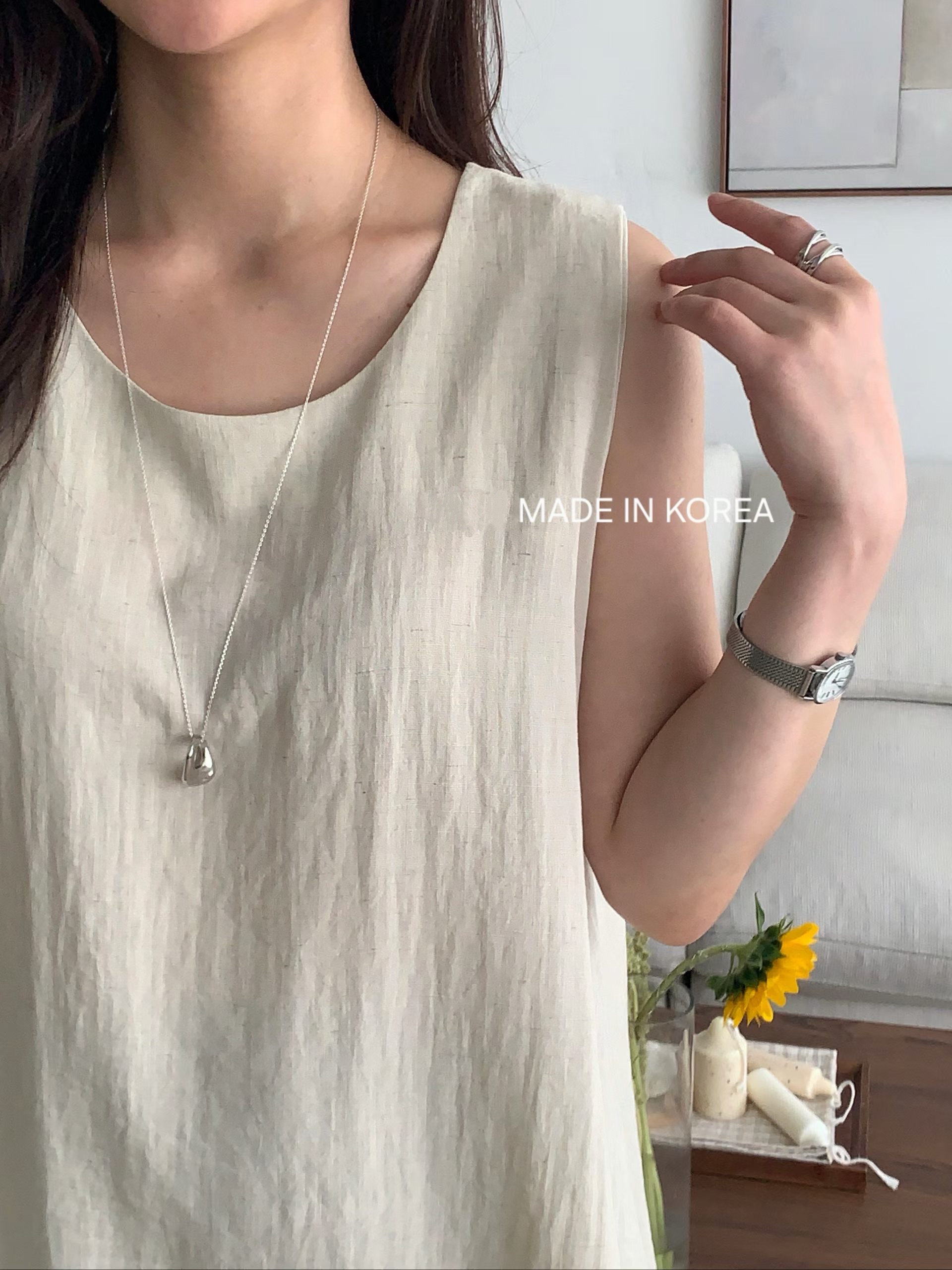 G6455 暗紋布料背心