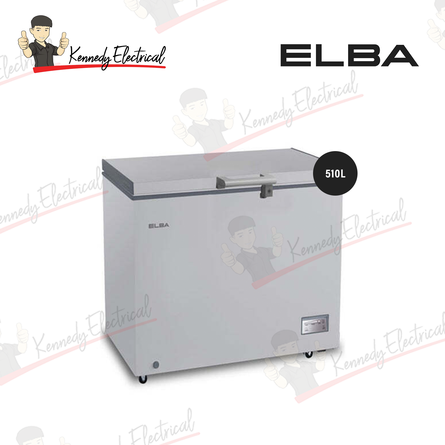 Elba 510L Artico Series Chest Freezer EF-F5138E(GR)