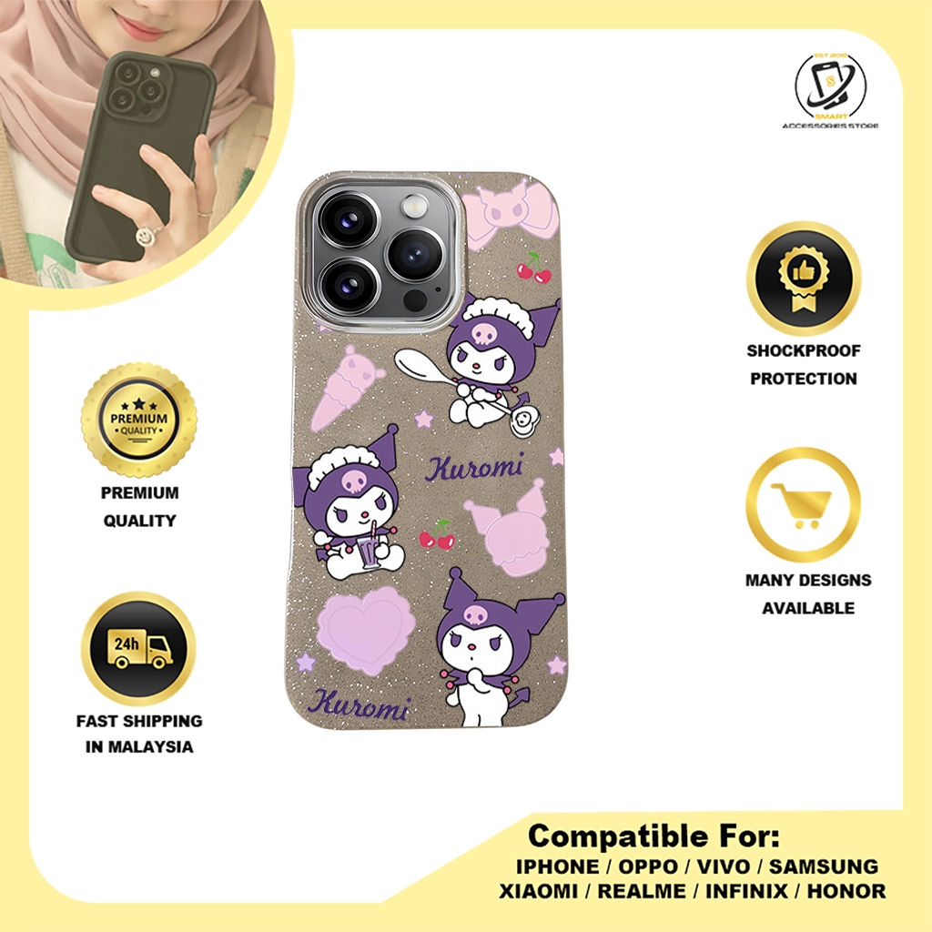 BLING CASE PHONE FOR IPHONE - DESIGN KUROMI E