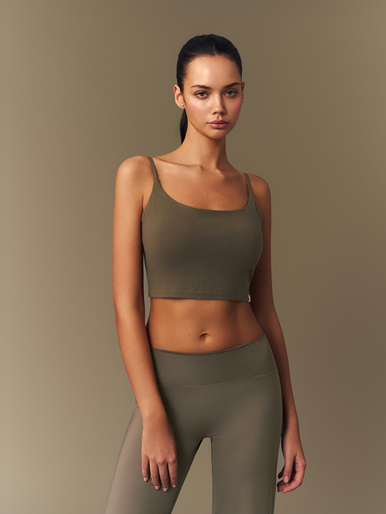 【莫代爾絲滑Bra Top】預購_Soft Cross Bra Top by Grandeline