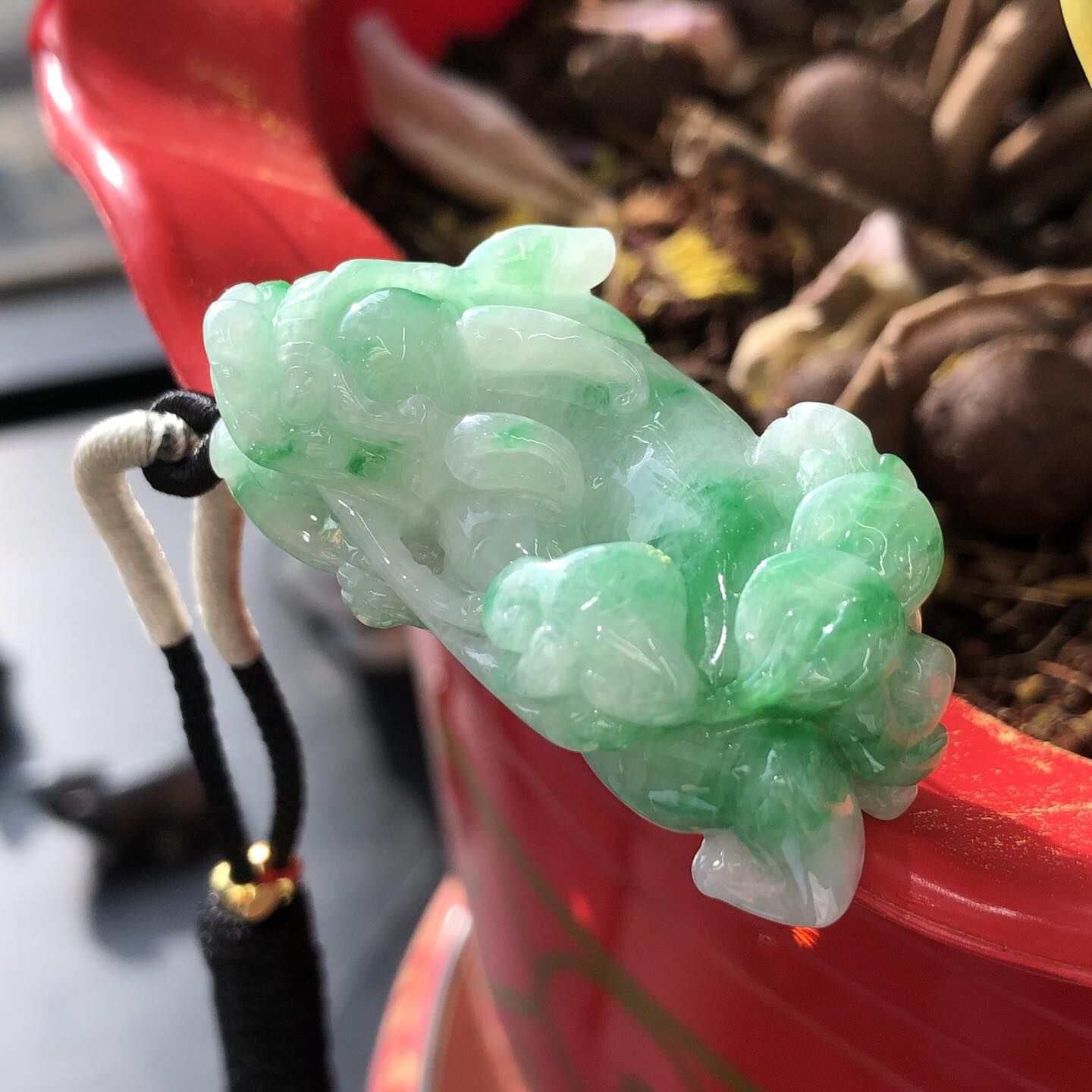 翠色花青貔貅 - 4