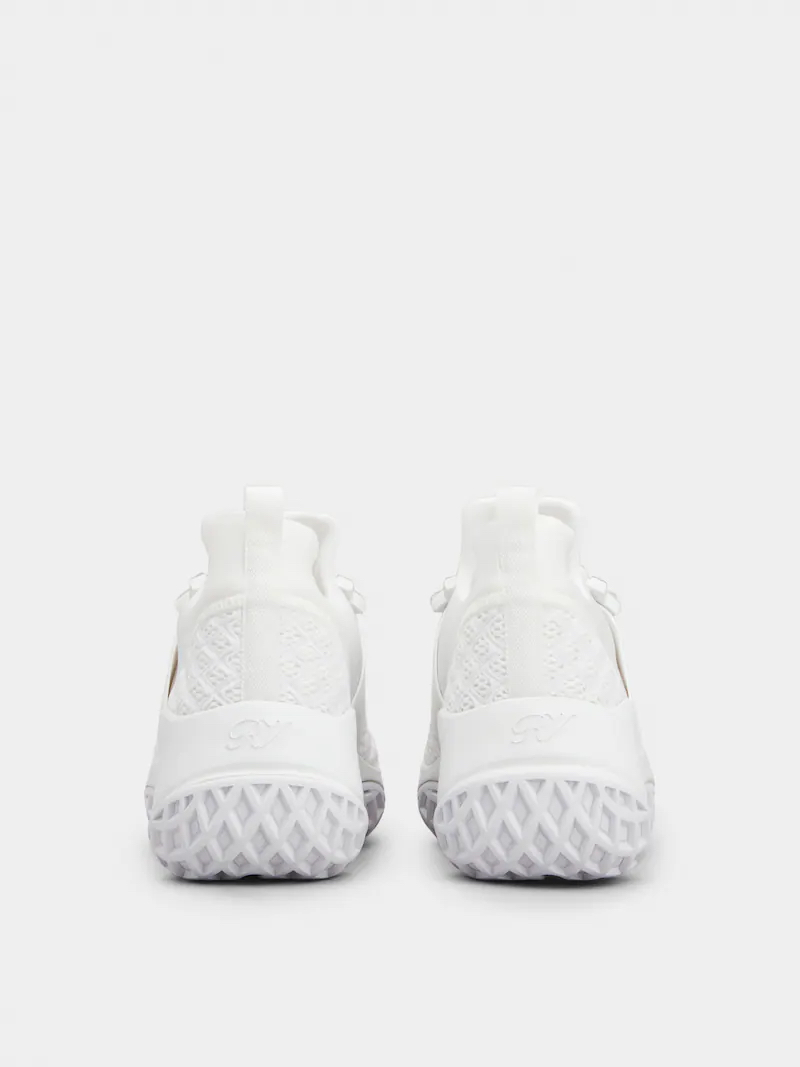 Roger Vivier Viv' Run 織物運動鞋 白色