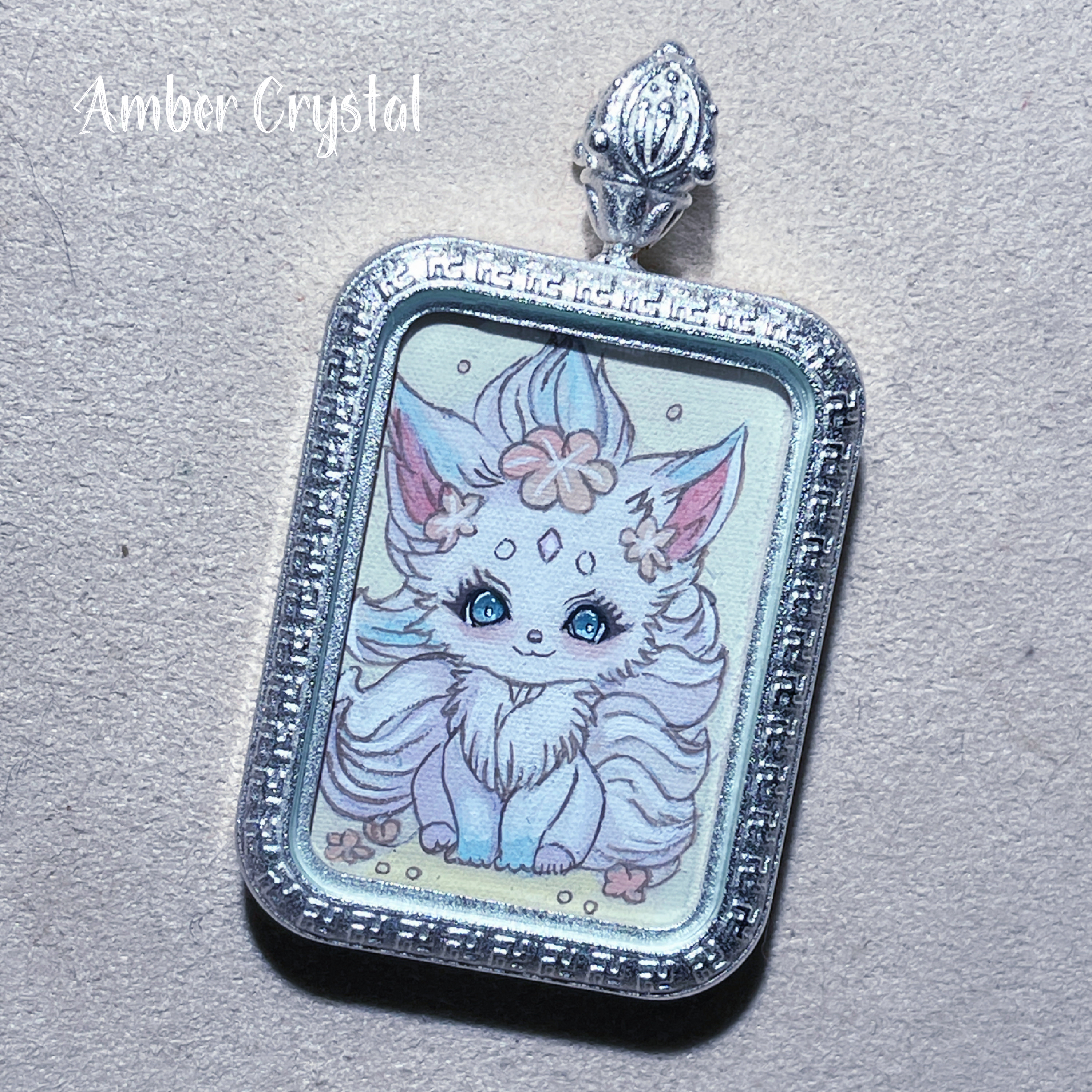 西藏九尾狸唐卡