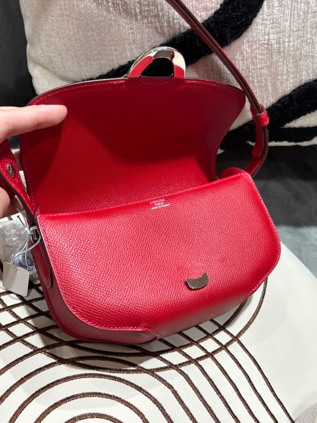 Hermes cherche midi mini shoulder bag STAMP A Epsom 牛皮 100%Authentic, 95% new ✅dust bag 